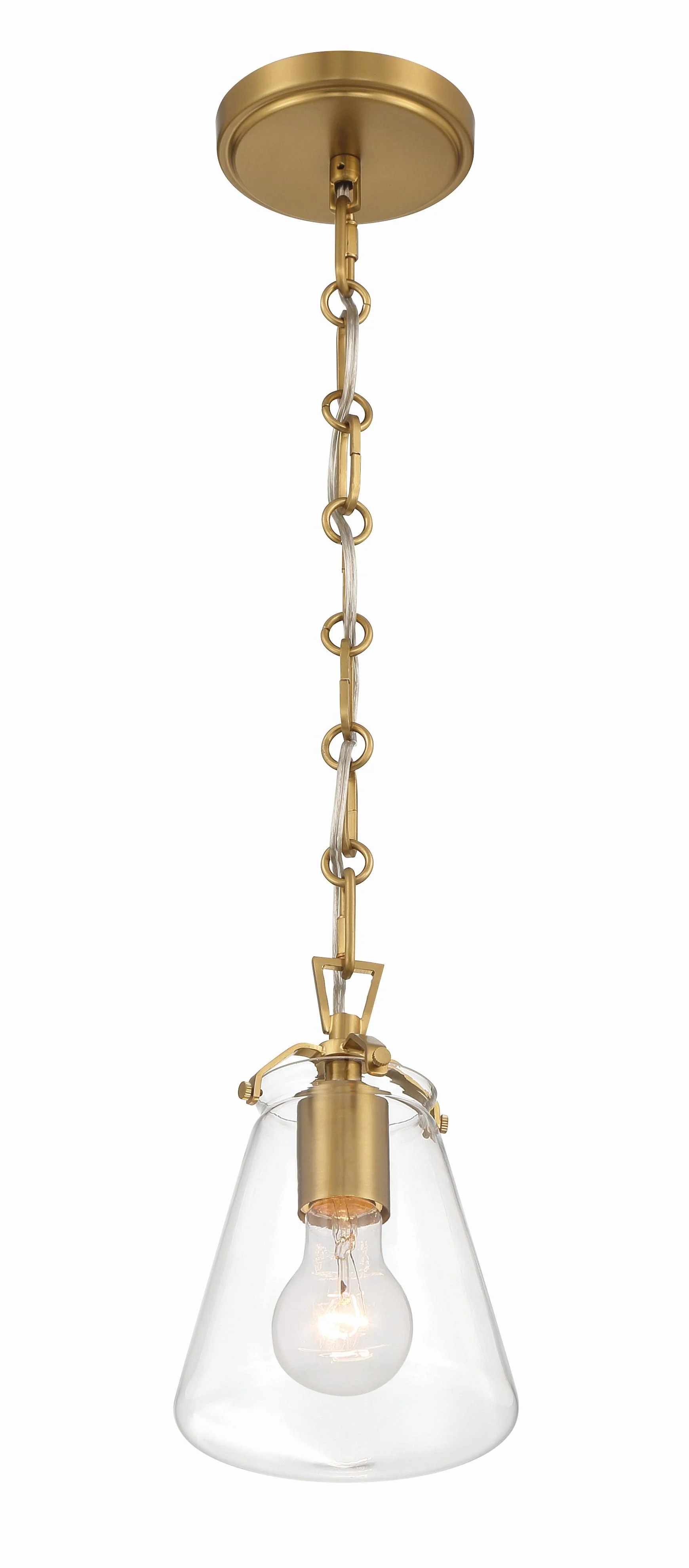 Crystorama Voss 5.75'' Luxe Gold Pendant - Image 4