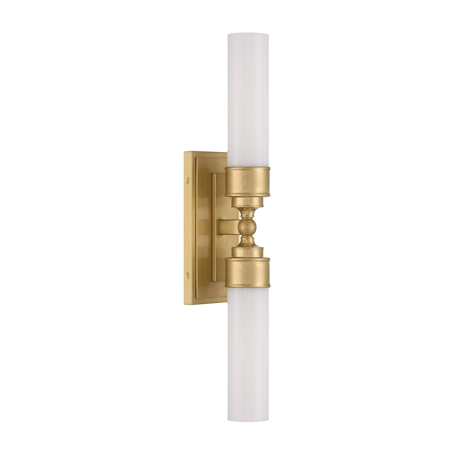 Crystorama Wilcox 2 Light Led Aged Brass Sconce - Image 2