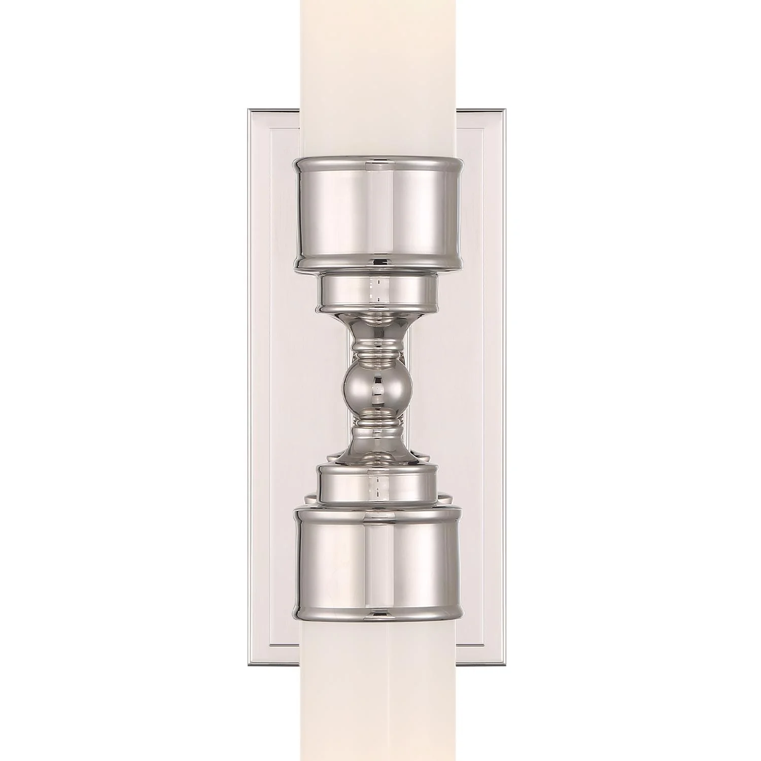 Crystorama Wilcox 2 Light Led Polished Nickel Sconce - Image 5