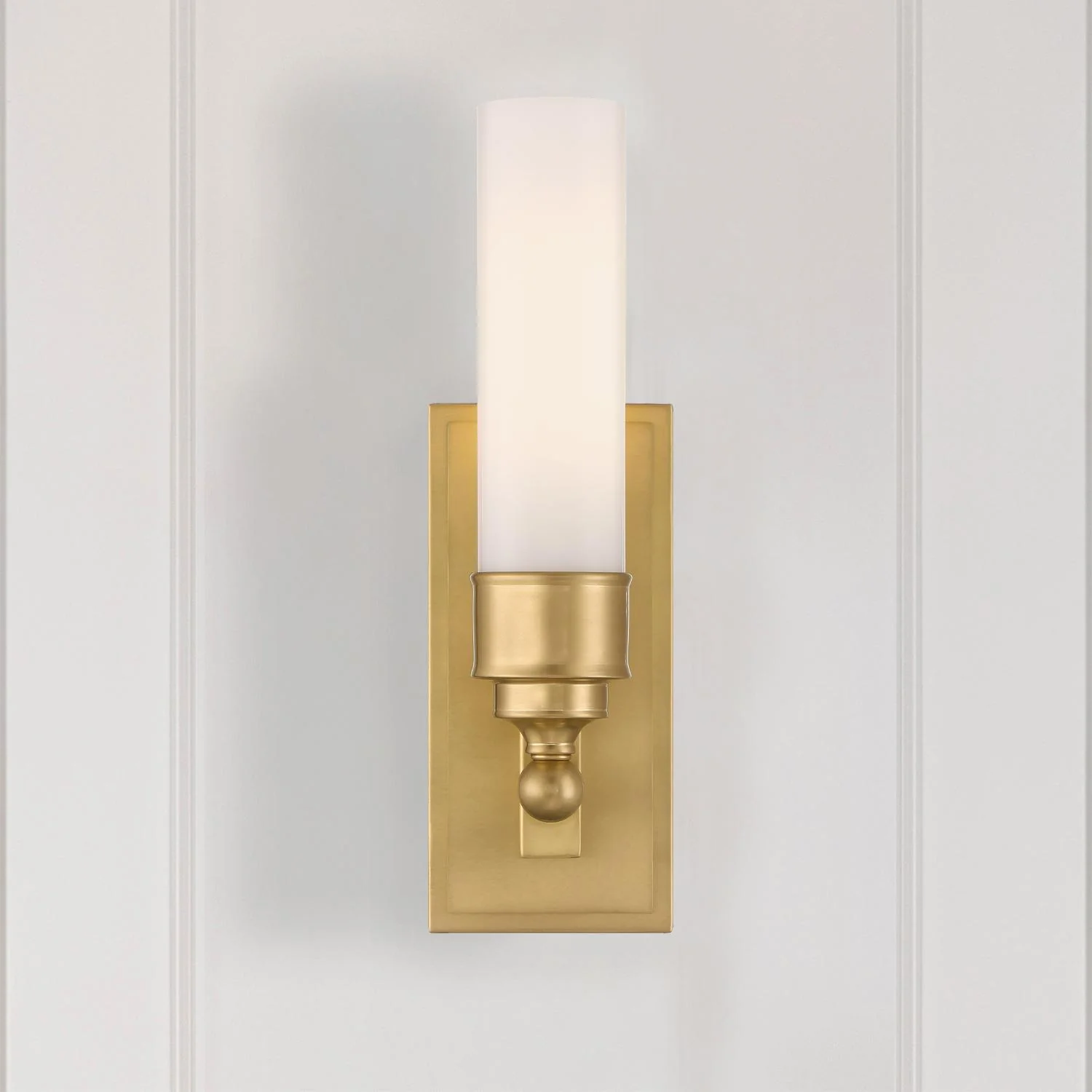 Crystorama Wilcox 4.75'' Led Aged Brass Sconce - Image 7