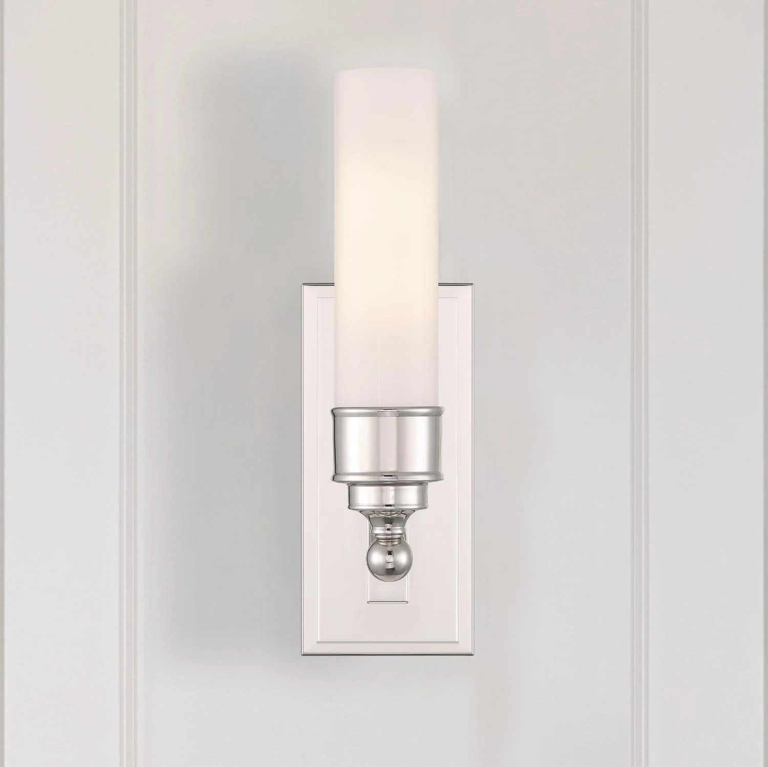 Crystorama Wilcox 4.75'' Led Polished Nickel Sconce - Image 6