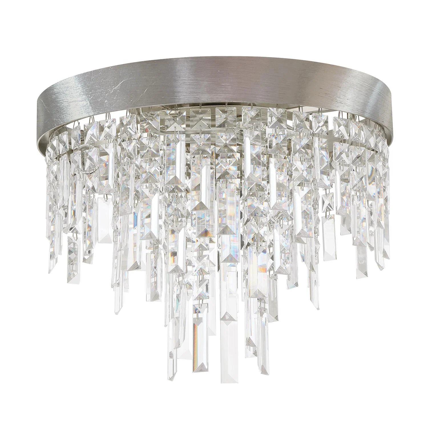 Crystorama Winfield 16'' Antique Silver Flush Mount - Image 2