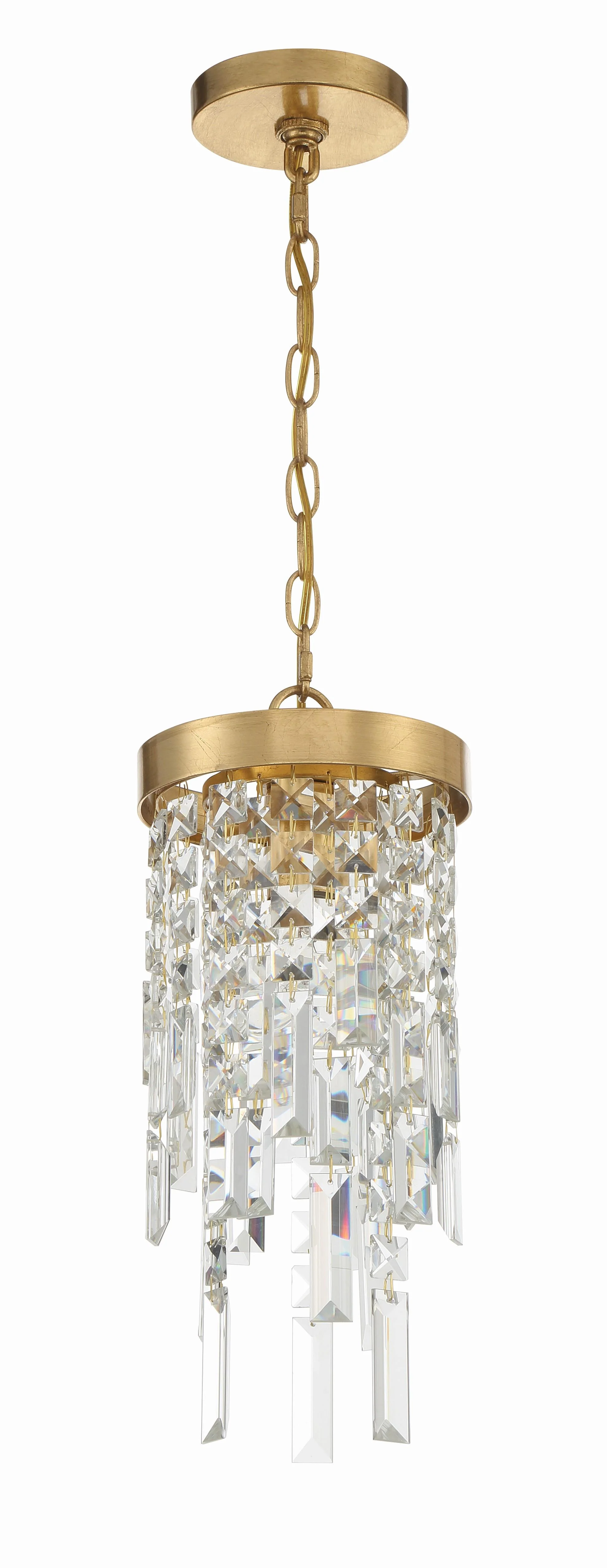 Crystorama Winfield 7'' Antique Gold Chandelier - Image 2