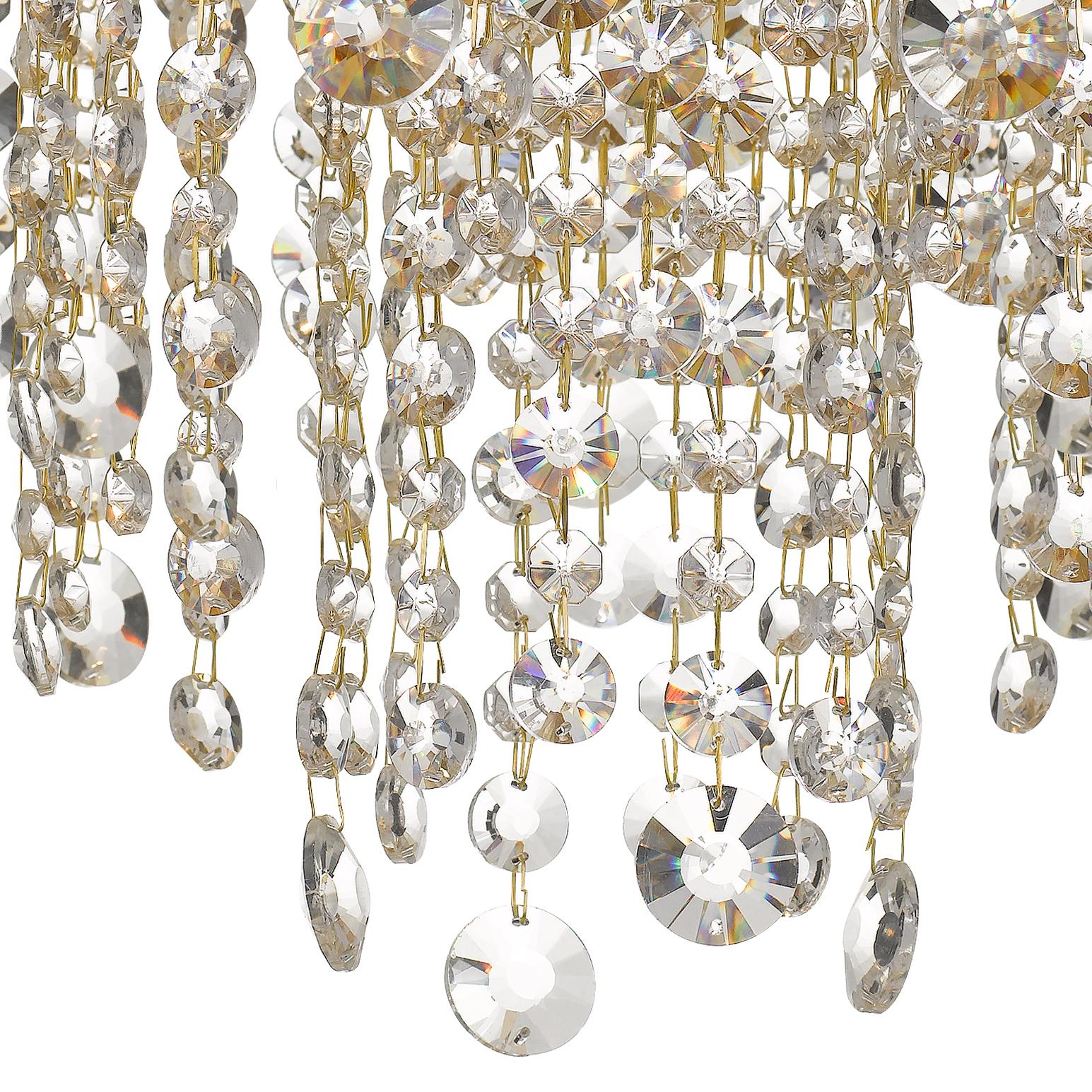 Crystorama Winham 16'' Hand Cut Crystal Antique Gold Flush Mount - Image 5