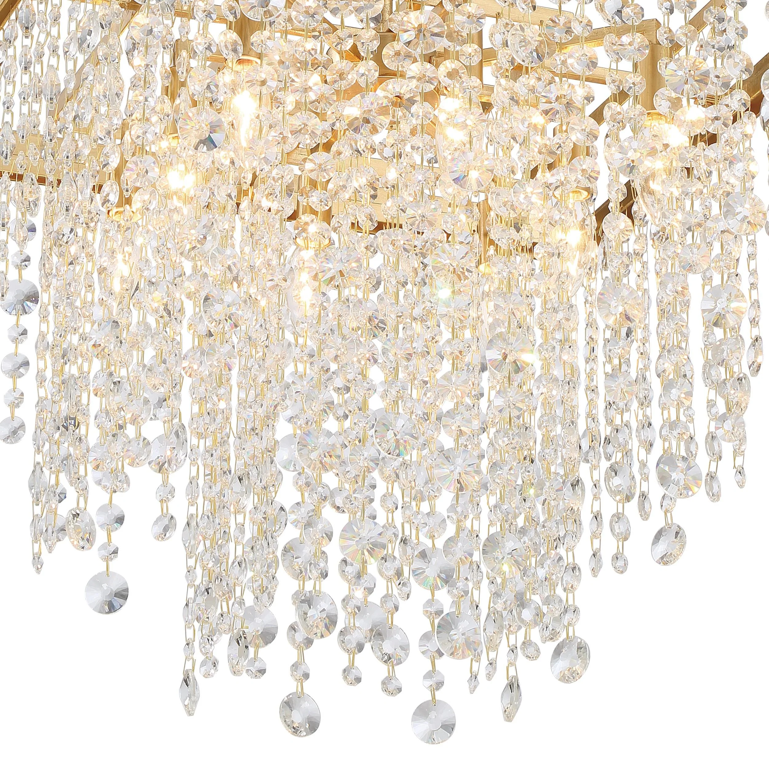 Crystorama Winham 22'' Antique Gold Chandelier - Image 3