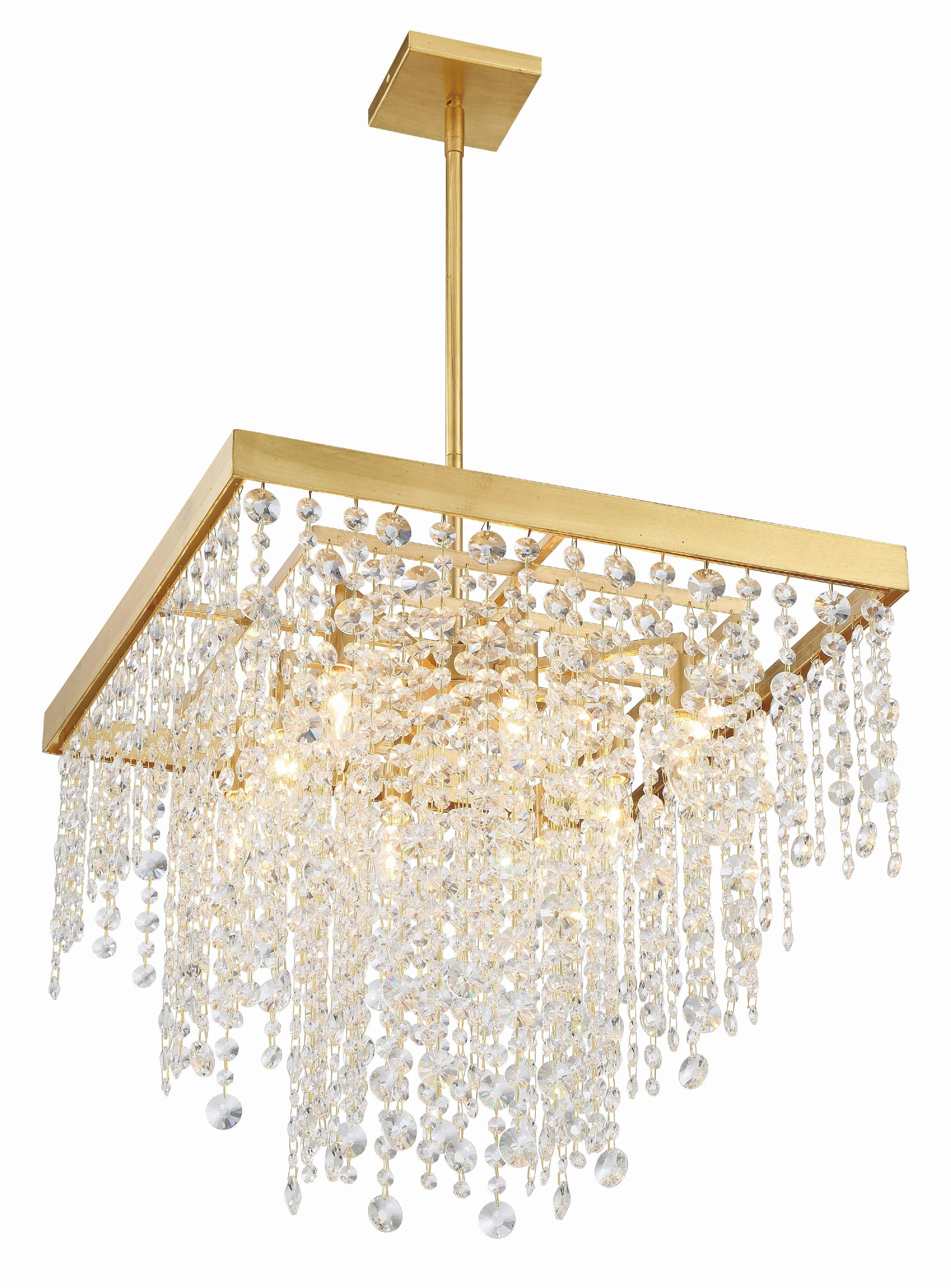 Crystorama Winham 22'' Antique Gold Chandelier - Image 4