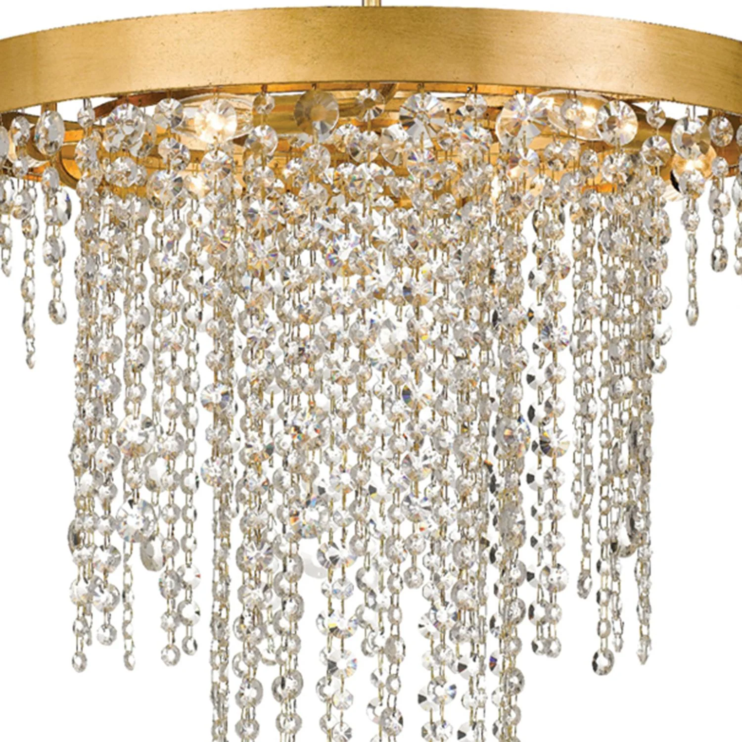 Crystorama Winham 24'' Hand Cut Crystal Antique Gold Chandelier - Image 5