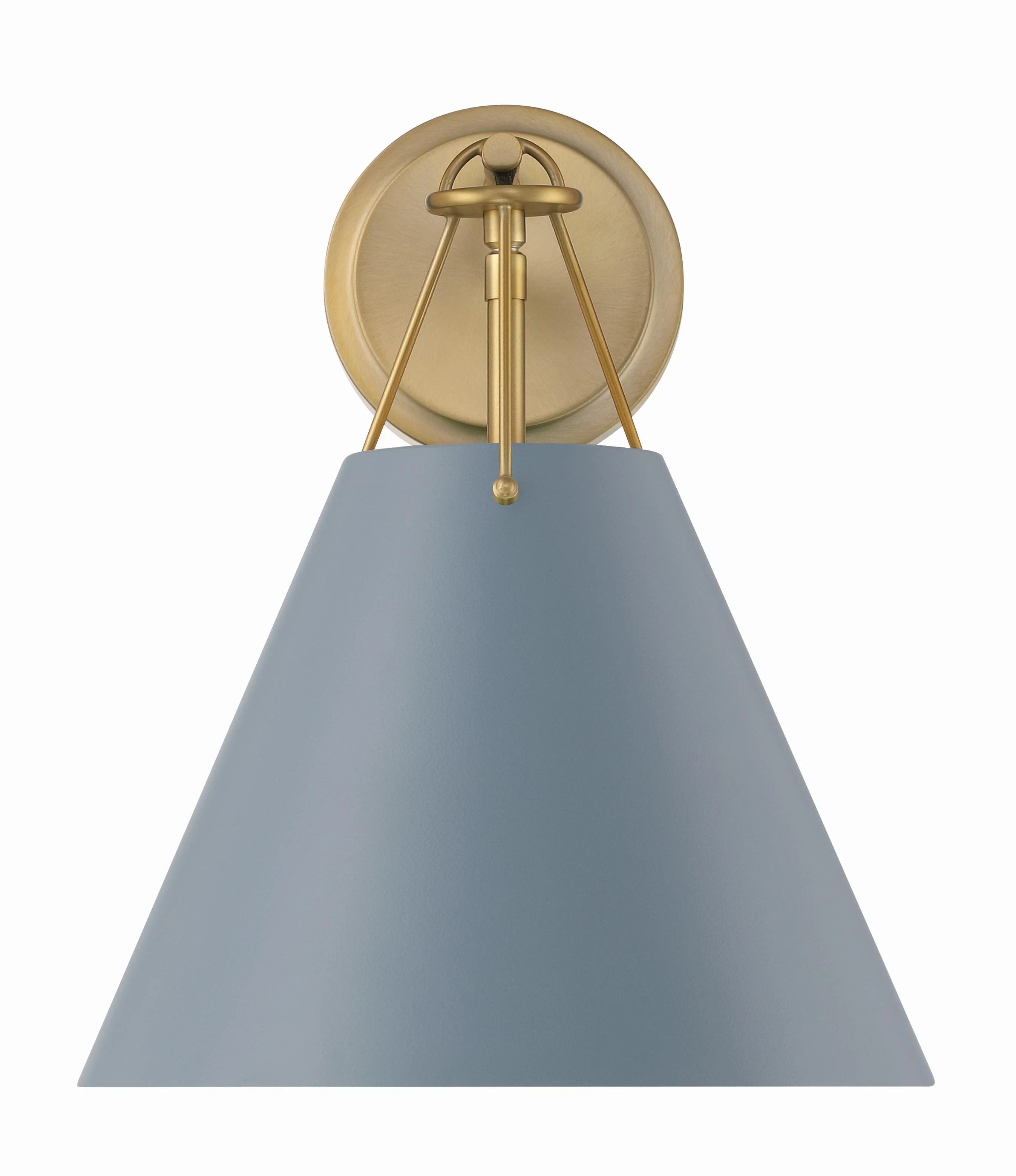 Crystorama Xavier 10'' Vibrant Gold + Blue Sconce - Image 4