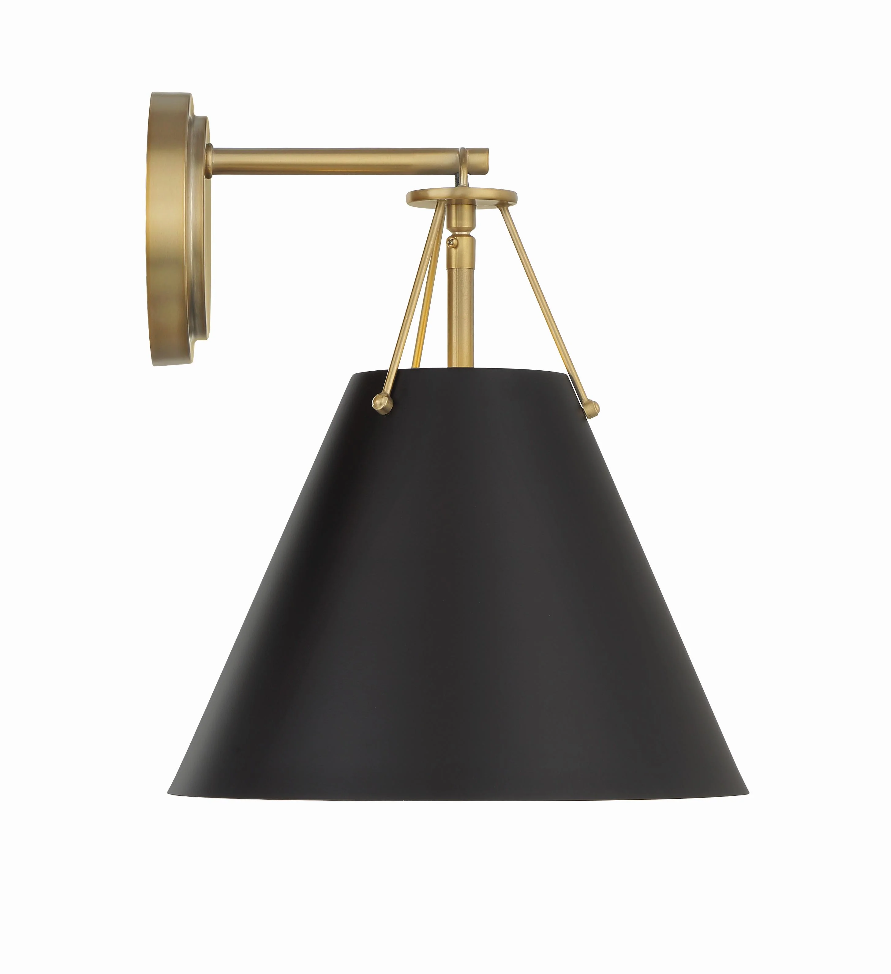 Crystorama Xavier 10'' Vibrant Gold Sconce - Image 2