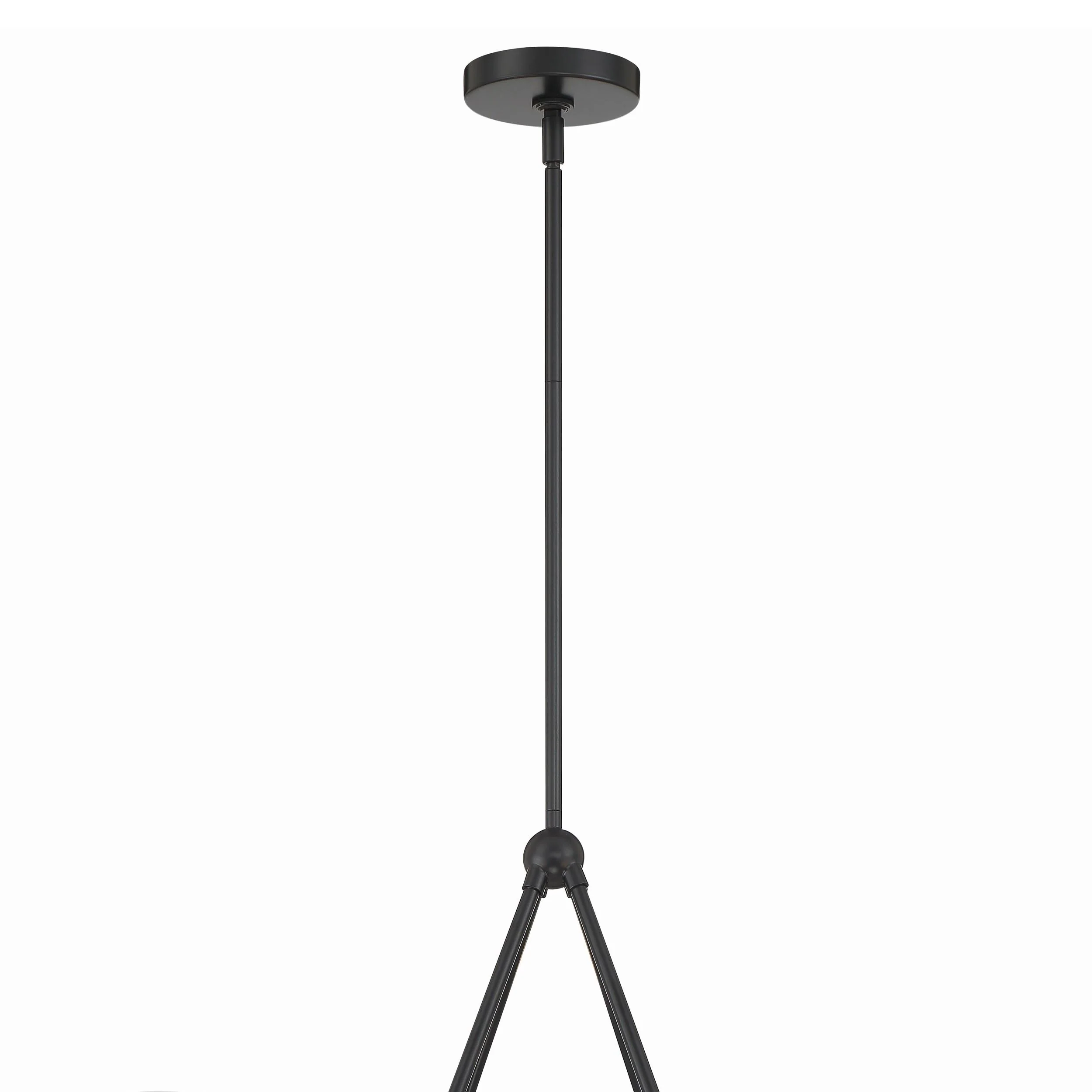 Crystorama Xavier 31.75'' Matte Black Chandelier - Image 6