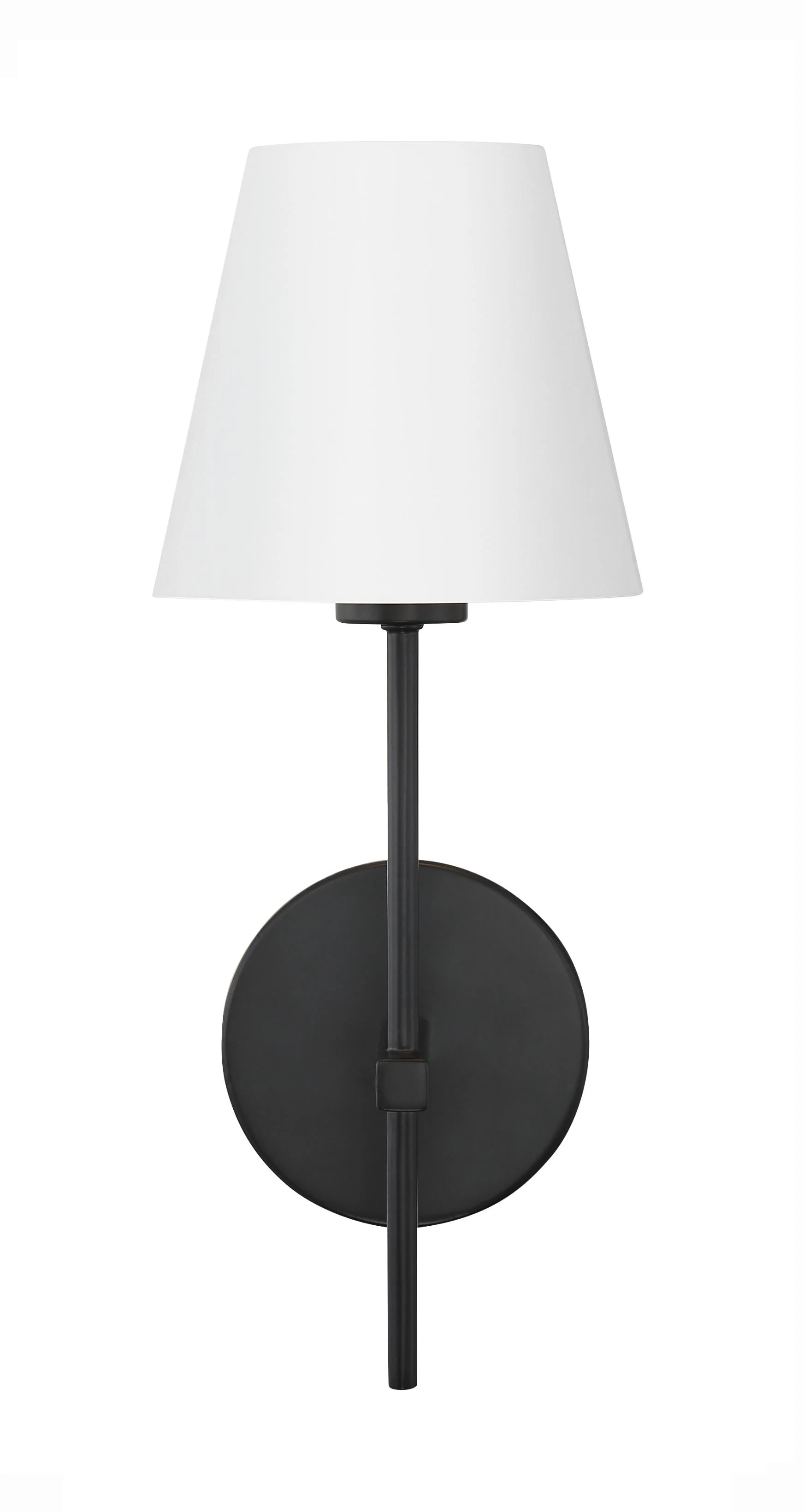 Crystorama Xavier 6'' Matte Black Sconce - Image 2