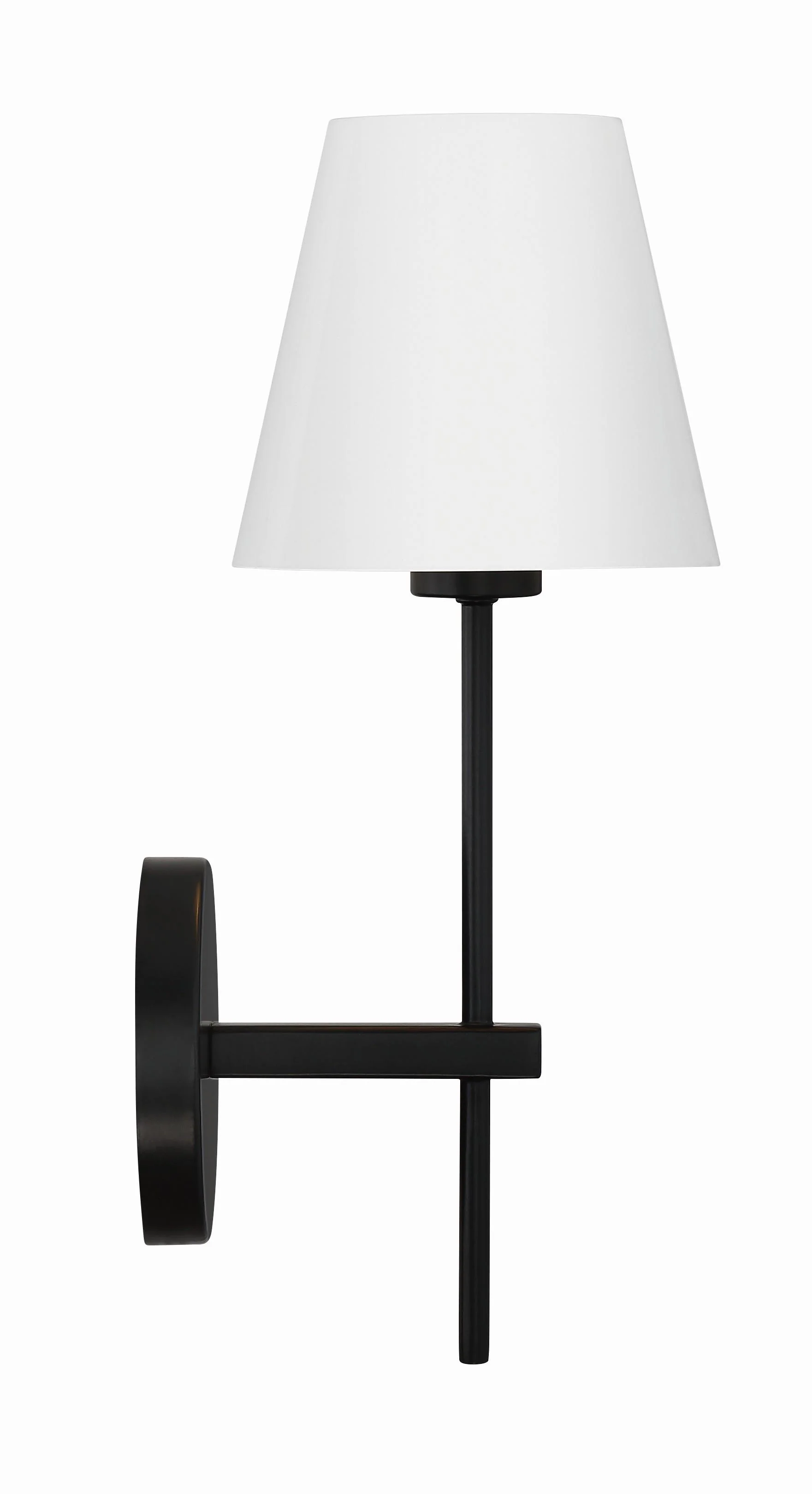 Crystorama Xavier 6'' Matte Black Sconce - Image 5