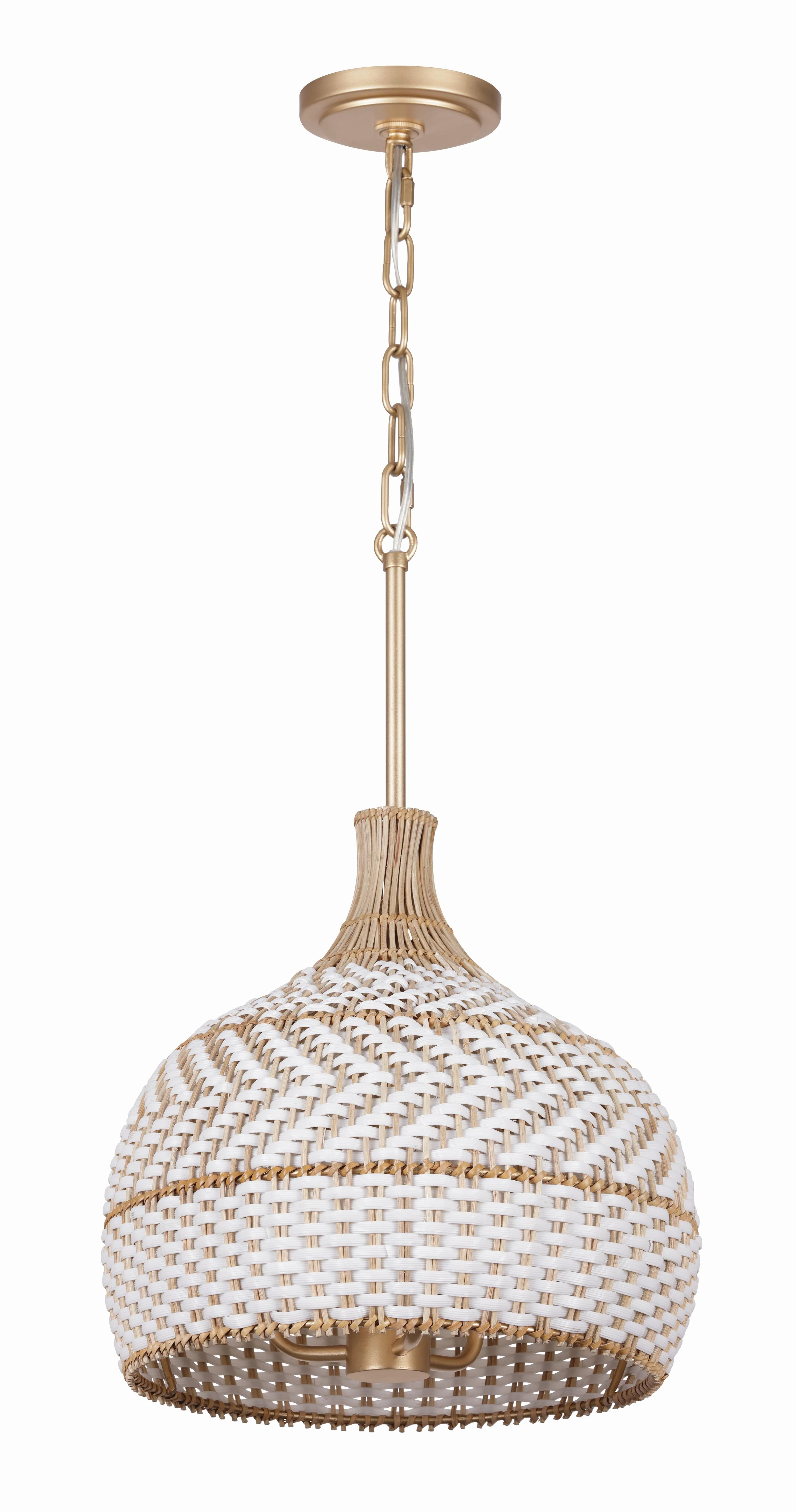 Crystorama Zanzibar 14'' Soft Gold Pendant - Image 3