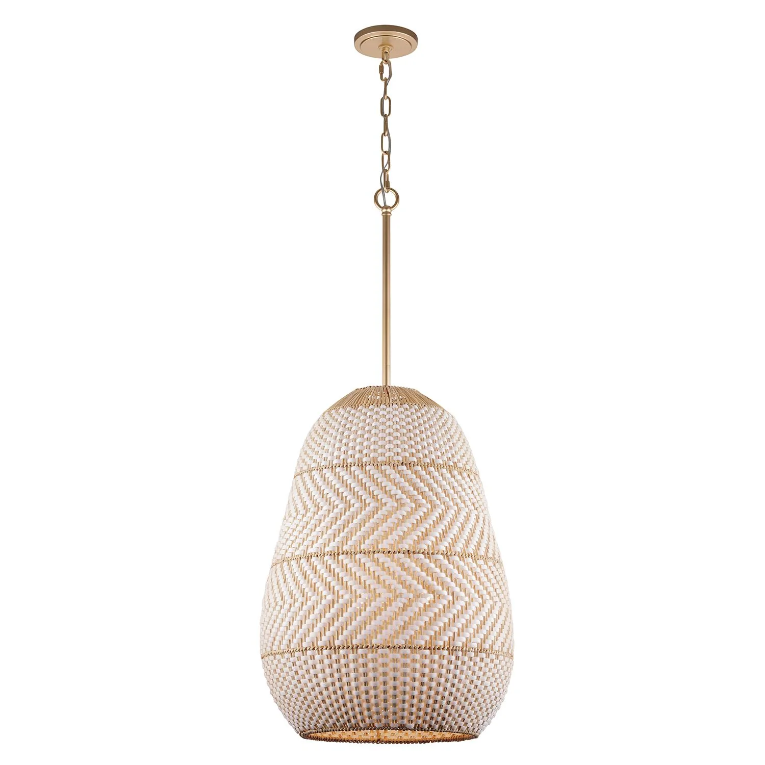 Crystorama Zanzibar 16'' Soft Gold Pendant - Image 7
