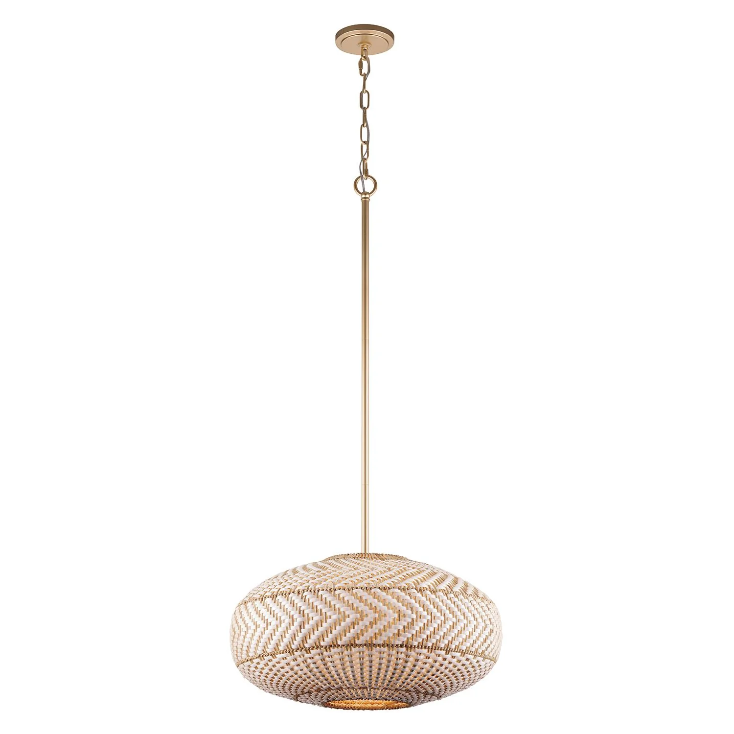 Crystorama Zanzibar 22'' Soft Gold Pendant