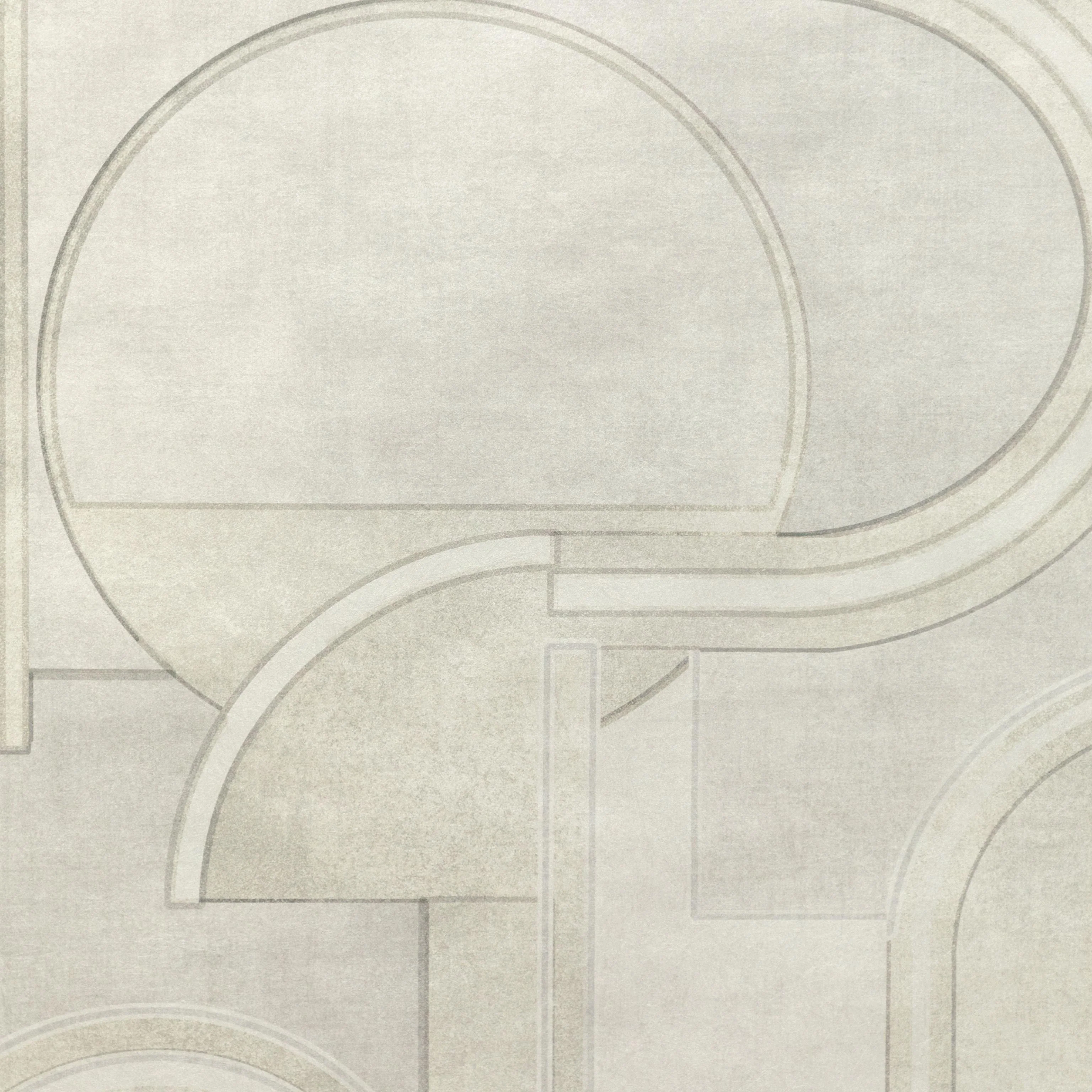 Donghia Metropolis Platinum Wallpaper - Image 2