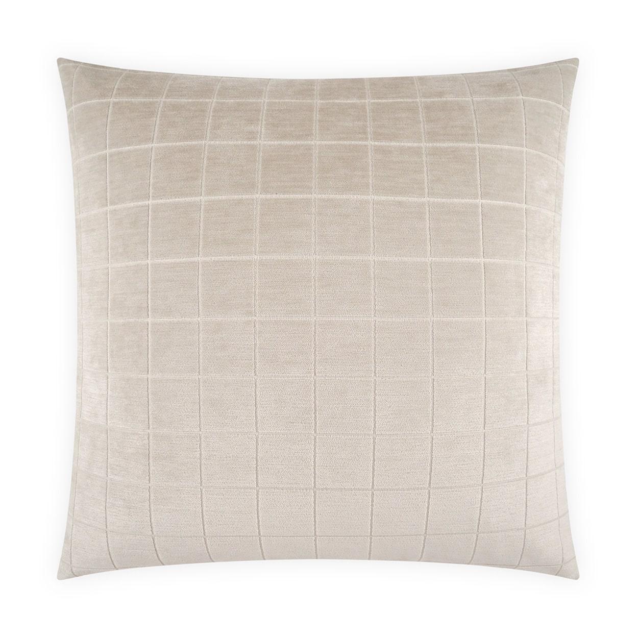 D.V. Kap Home Camden Check Linen 24" X 24" Pillow
