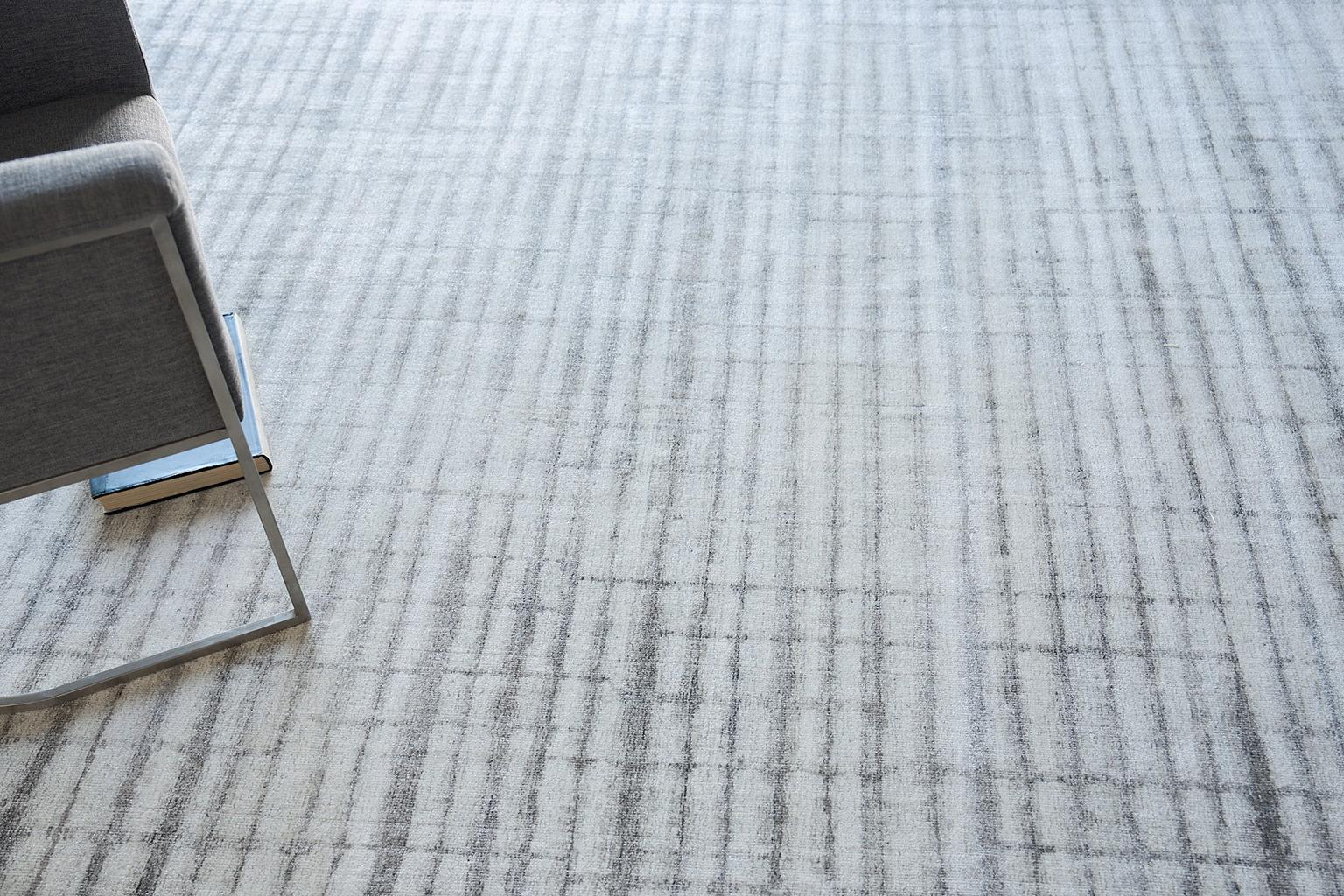 Exquisite Rugs Allure Hand-Loomed Wool/Bamboo Silk 6337 Ivory/Silver 18' X 14' Area Rug - Image 6