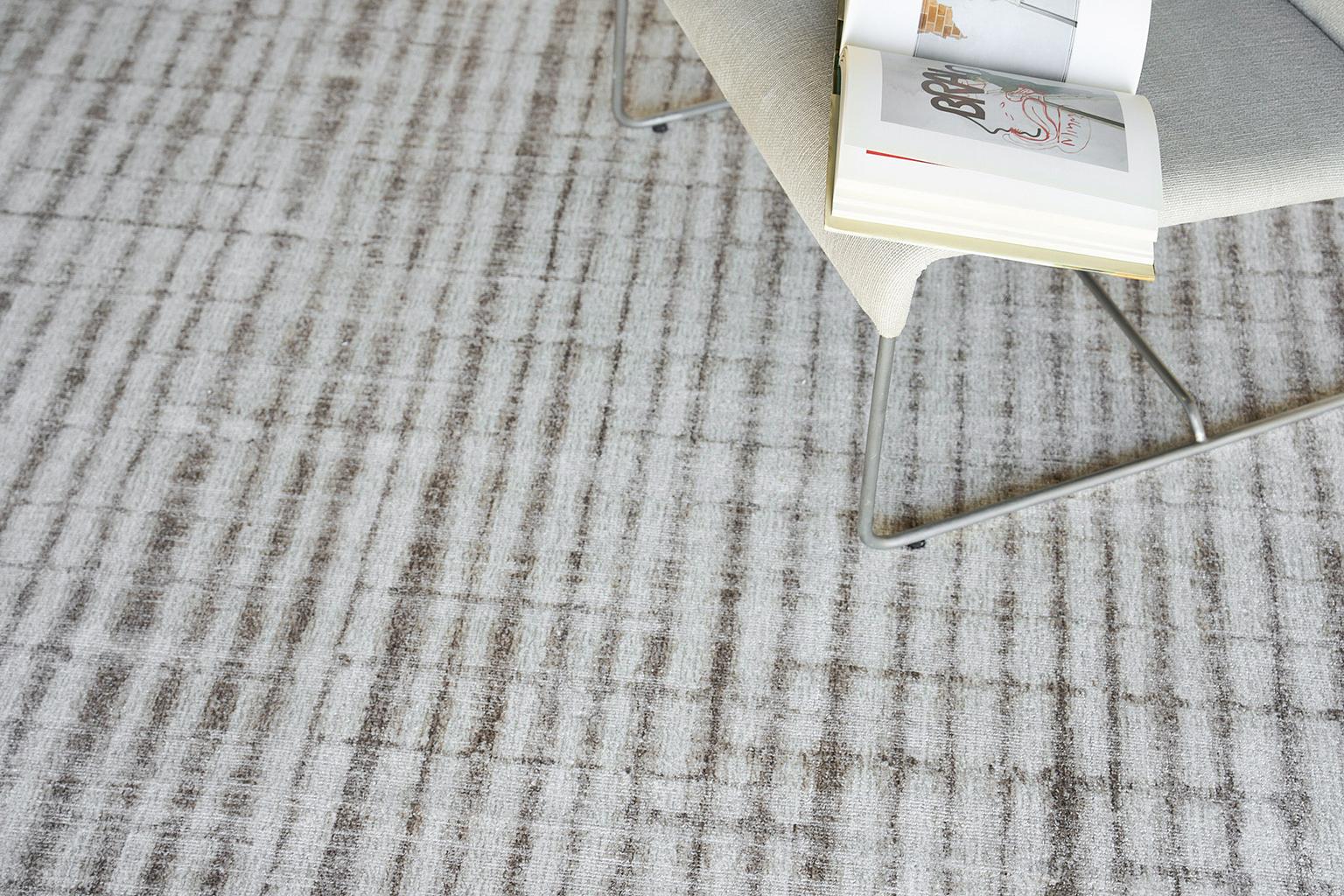 Exquisite Rugs Allure Hand-Loomed Wool/Bamboo Silk 6338 Beige/Brown 10' X 8' Area Rug - Image 2