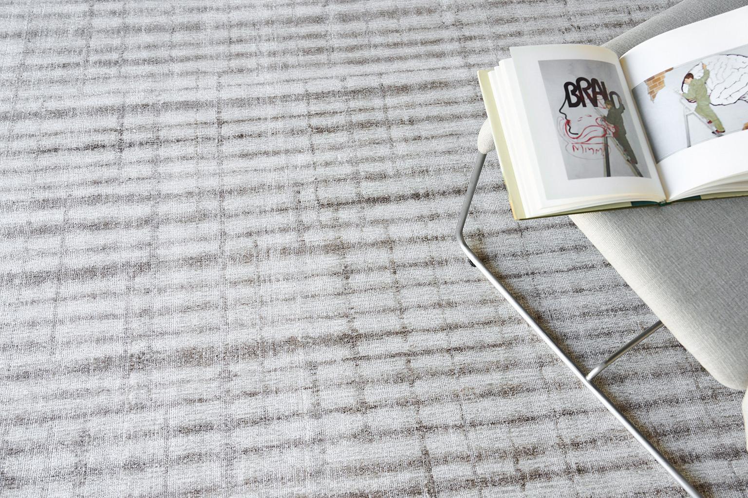 Exquisite Rugs Allure Hand-Loomed Wool/Bamboo Silk 6338 Beige/Brown 10' X 8' Area Rug - Image 6
