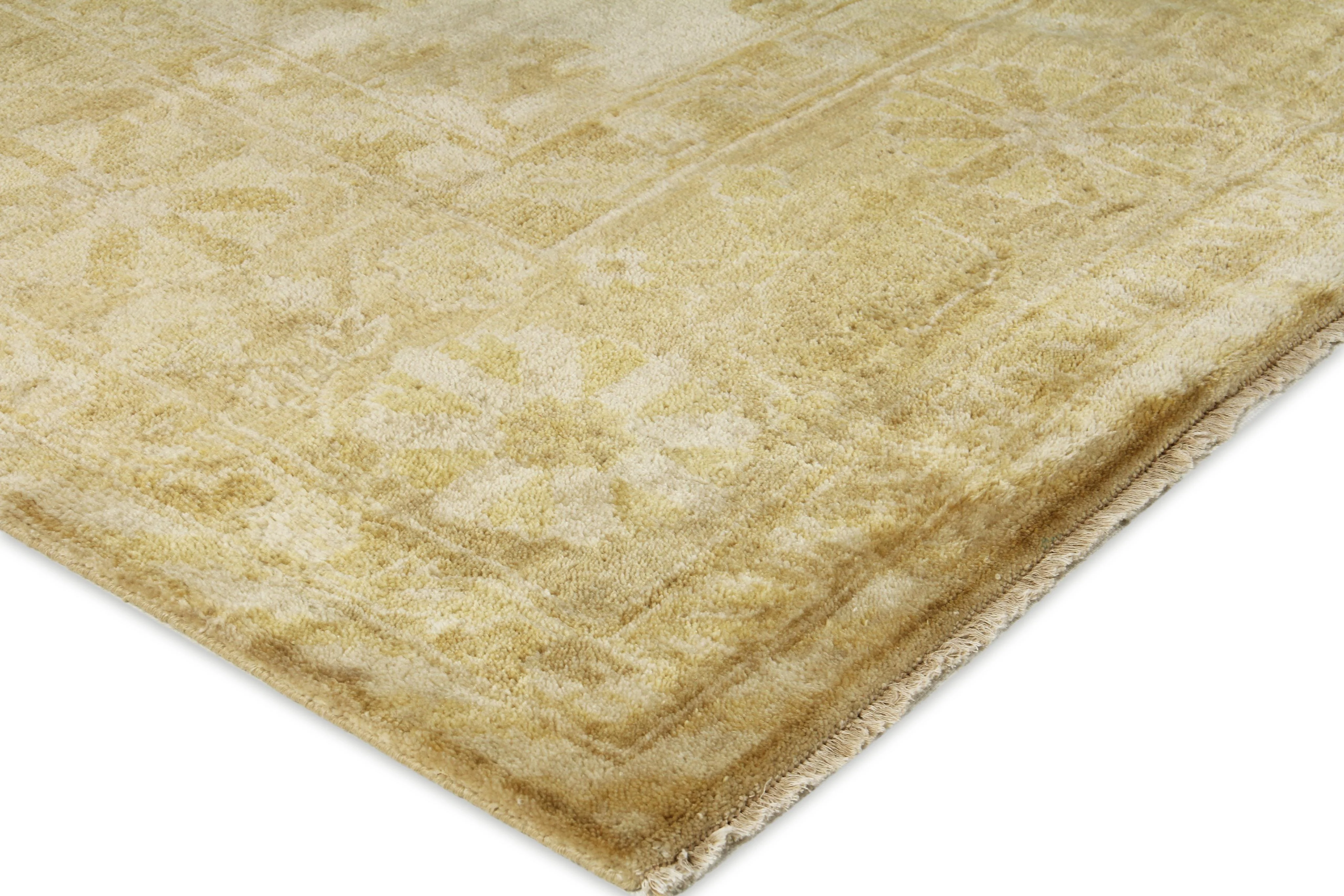 Exquisite Rugs Antique Weave Oushak Hand Knotted New Zealand Wool In 8002 Ivory/Brown/Rust 15' X 12' Area Rug - Image 3