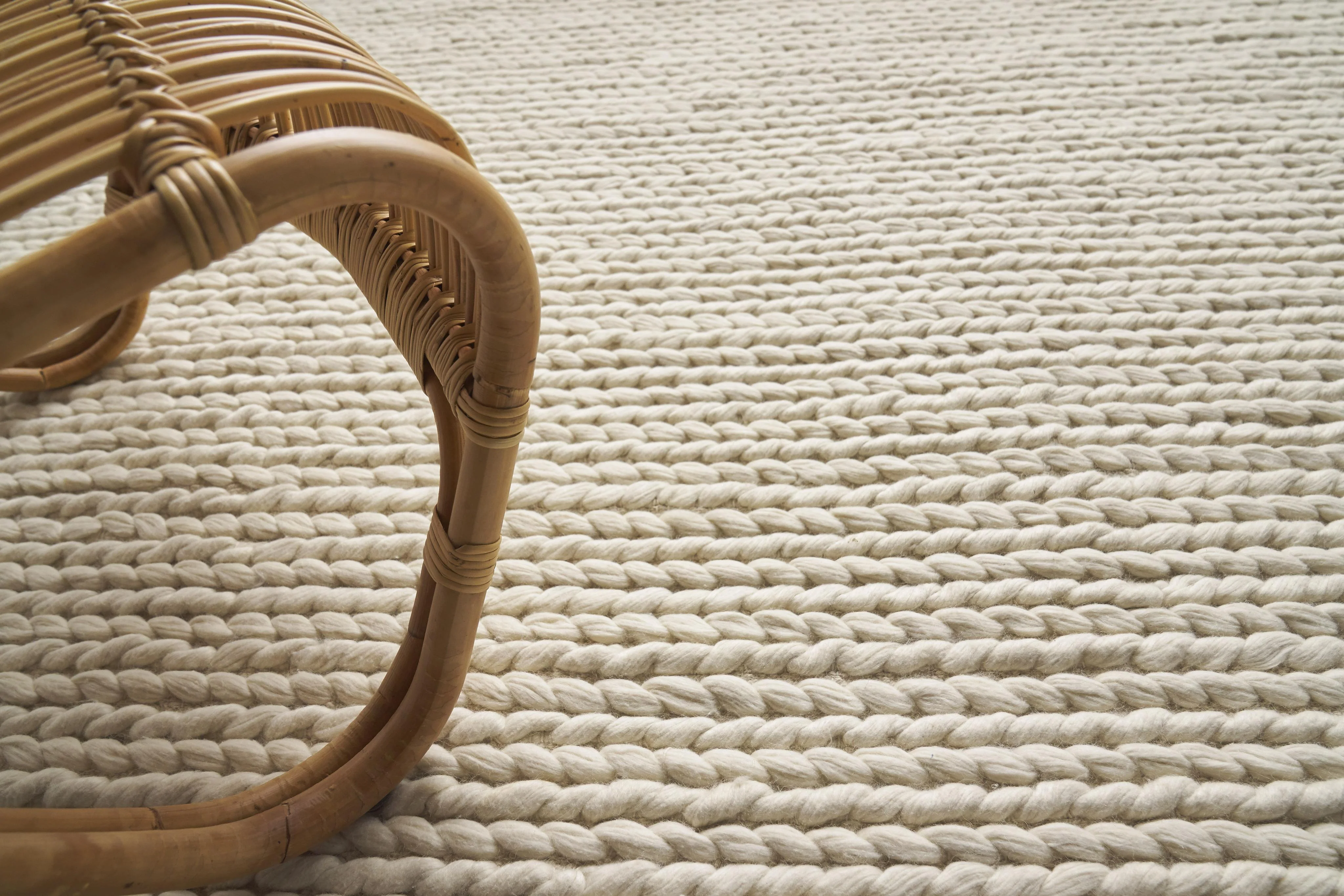 Exquisite Rugs Arlow Handwoven Polyester/Cotton 2313 Ivory 3' X 2' Area Rug - Image 2