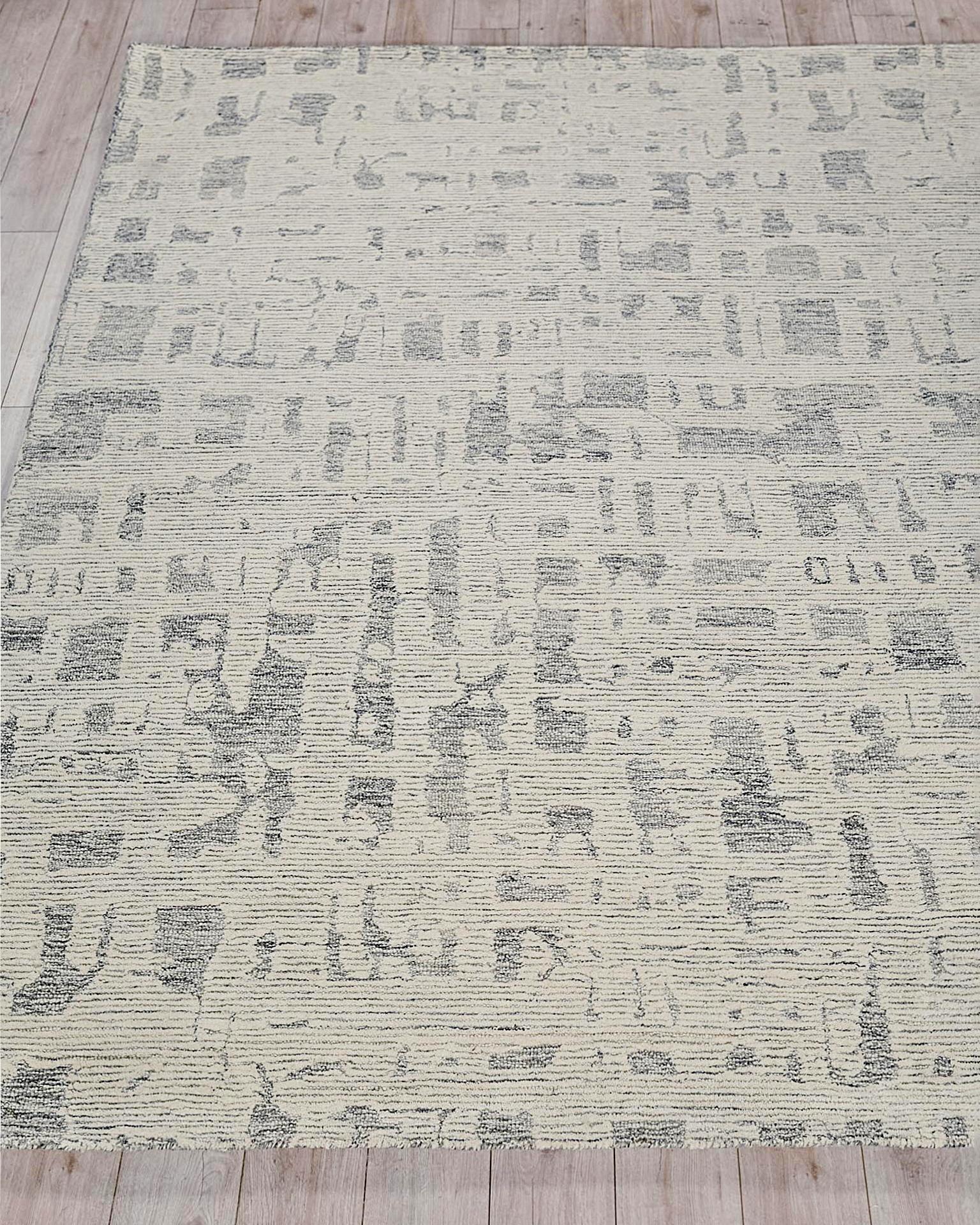 Exquisite Rugs Aspen Handmade Hand-Tufted New Zealand Wool On Canvas 6826 Natural Gray/Ivory 10' X 8' Area Rug - Image 5