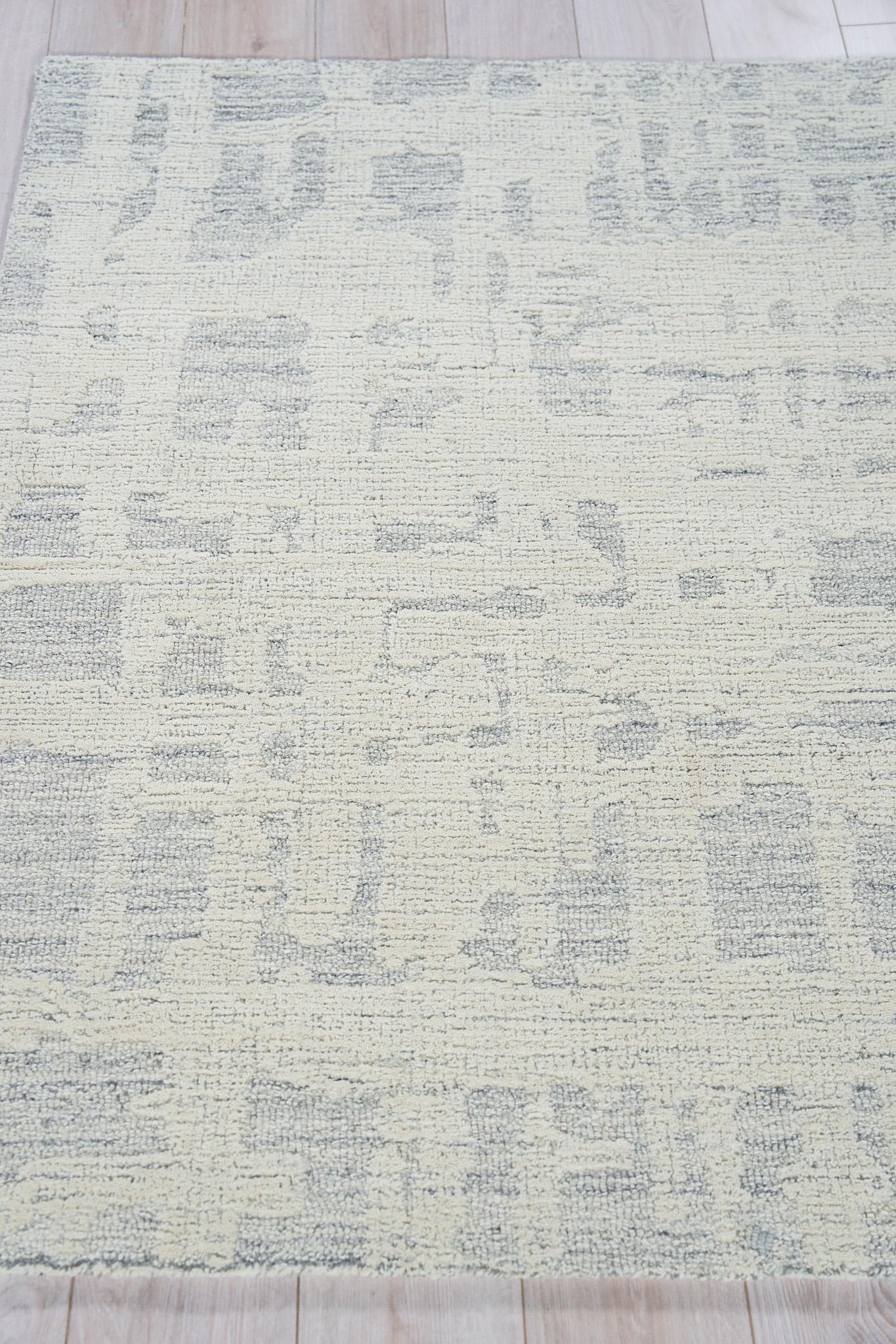 Exquisite Rugs Aspen Handmade Hand-Tufted New Zealand Wool On Canvas 6826 Natural Gray/Ivory 10' X 8' Area Rug - Image 6
