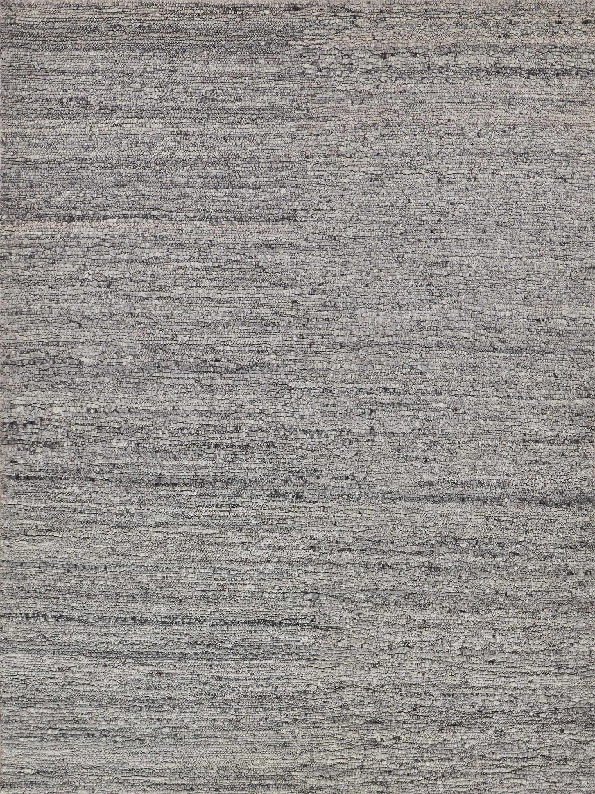 Exquisite Rugs Borelli Hand-Loomed New Zealand Wool 4712 Light Gray 10' X 8' Area Rug - Image 8