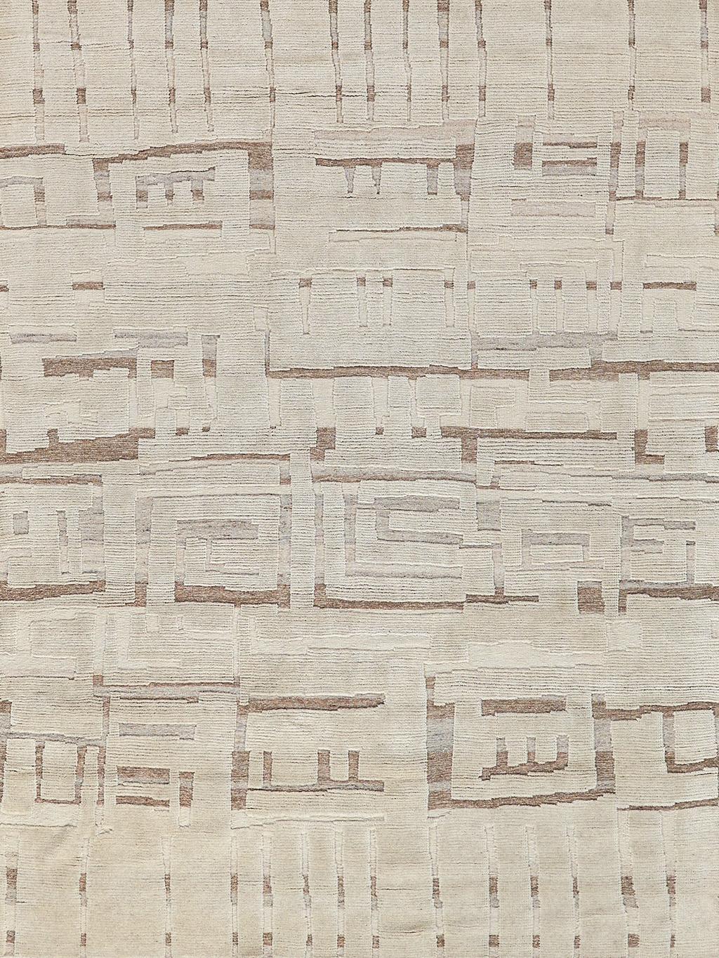 Exquisite Rugs Calexico Hand Woven New Zealand Wool 6430 Ivory/Beige 15' X 12' Area Rug - Image 8