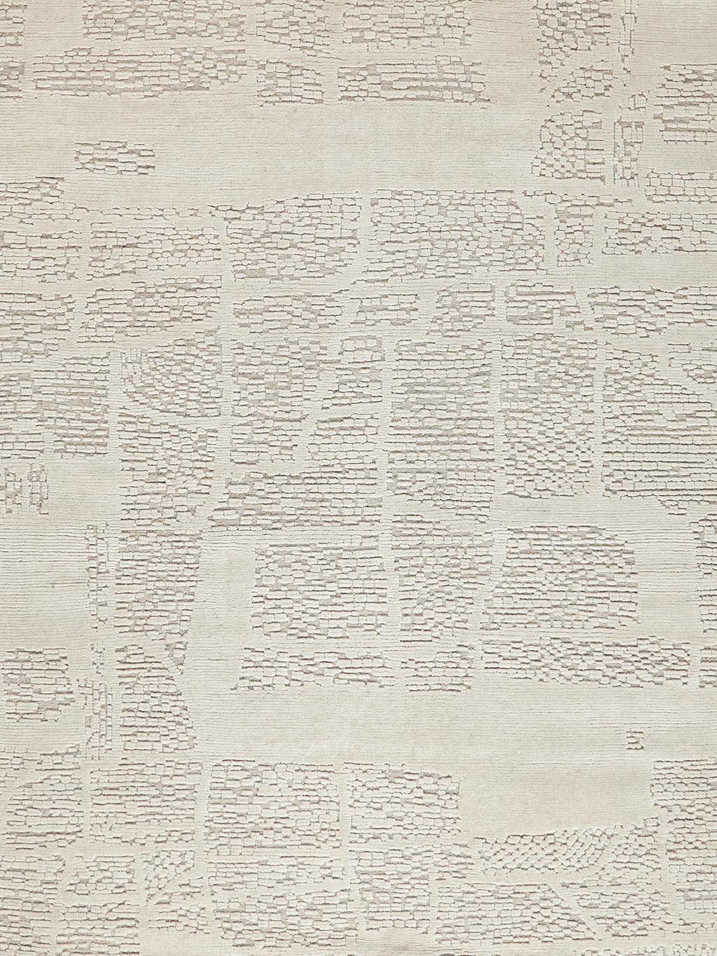Exquisite Rugs Calexico Handwoven New Zealand Wool 6429 Ivory/Beige 9' X 6' Area Rug