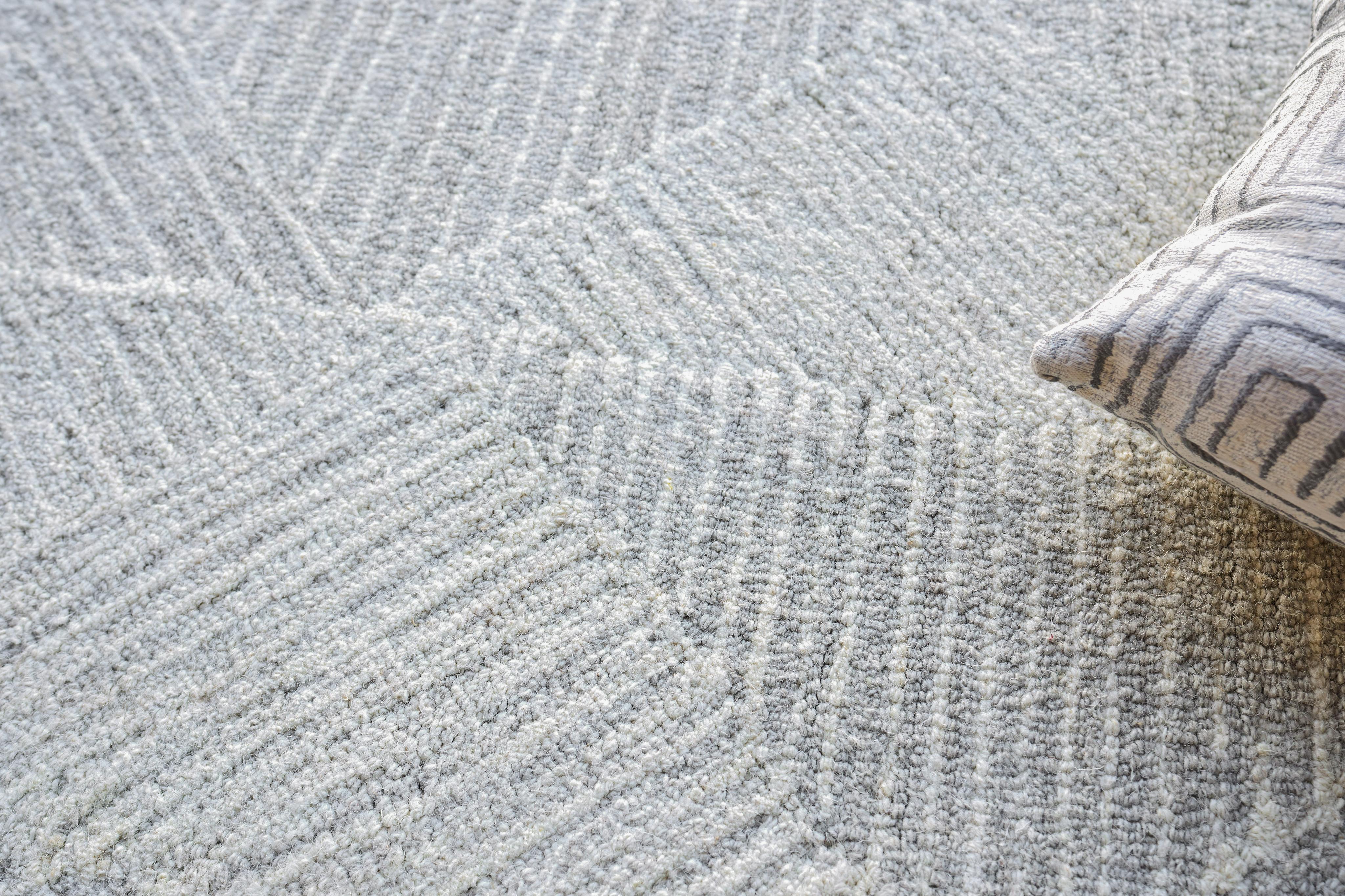 Exquisite Rugs Caprice Hand-Tufted New Zealand Wool Silver/Ivory 20' X 15' Area Rug - Image 7