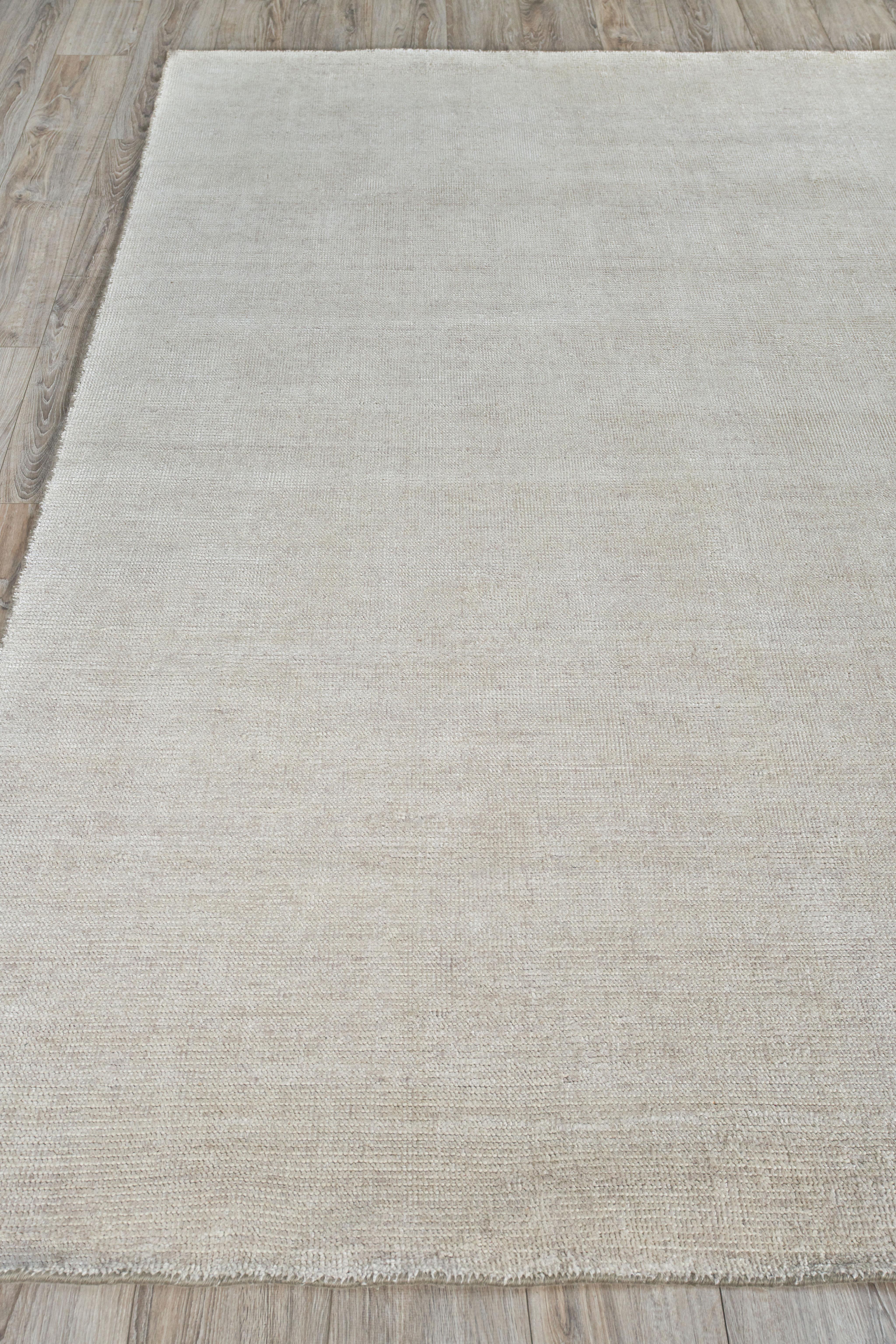 Exquisite Rugs Catalina Hand-Loomed Wool/Bamboo Silk 5214 Silver 15' X 15' Area Rug - Image 4