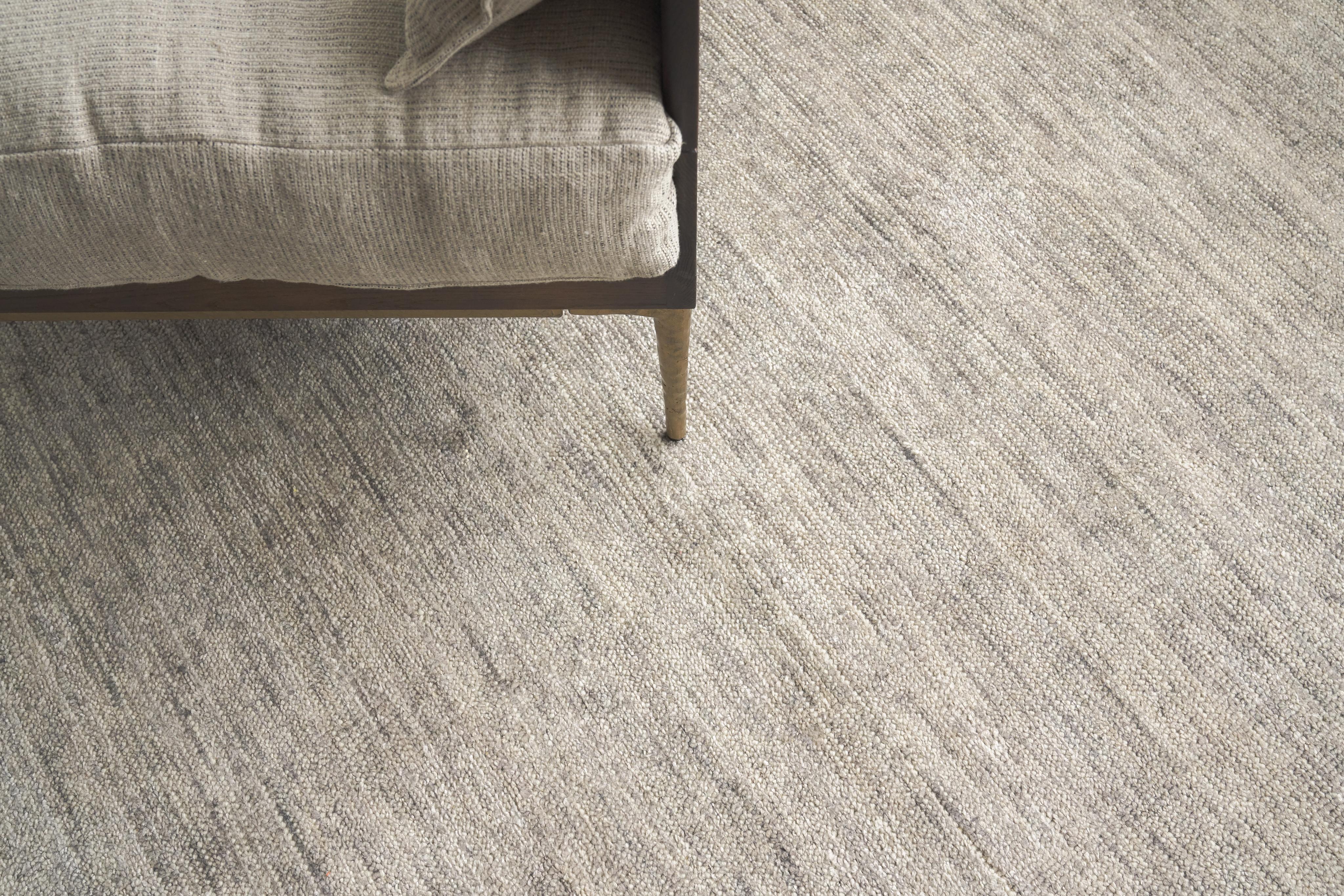 Exquisite Rugs Catalina Hand-Loomed Wool/Bamboo Silk 5215 Gray 18' X 12' Area Rug - Image 6