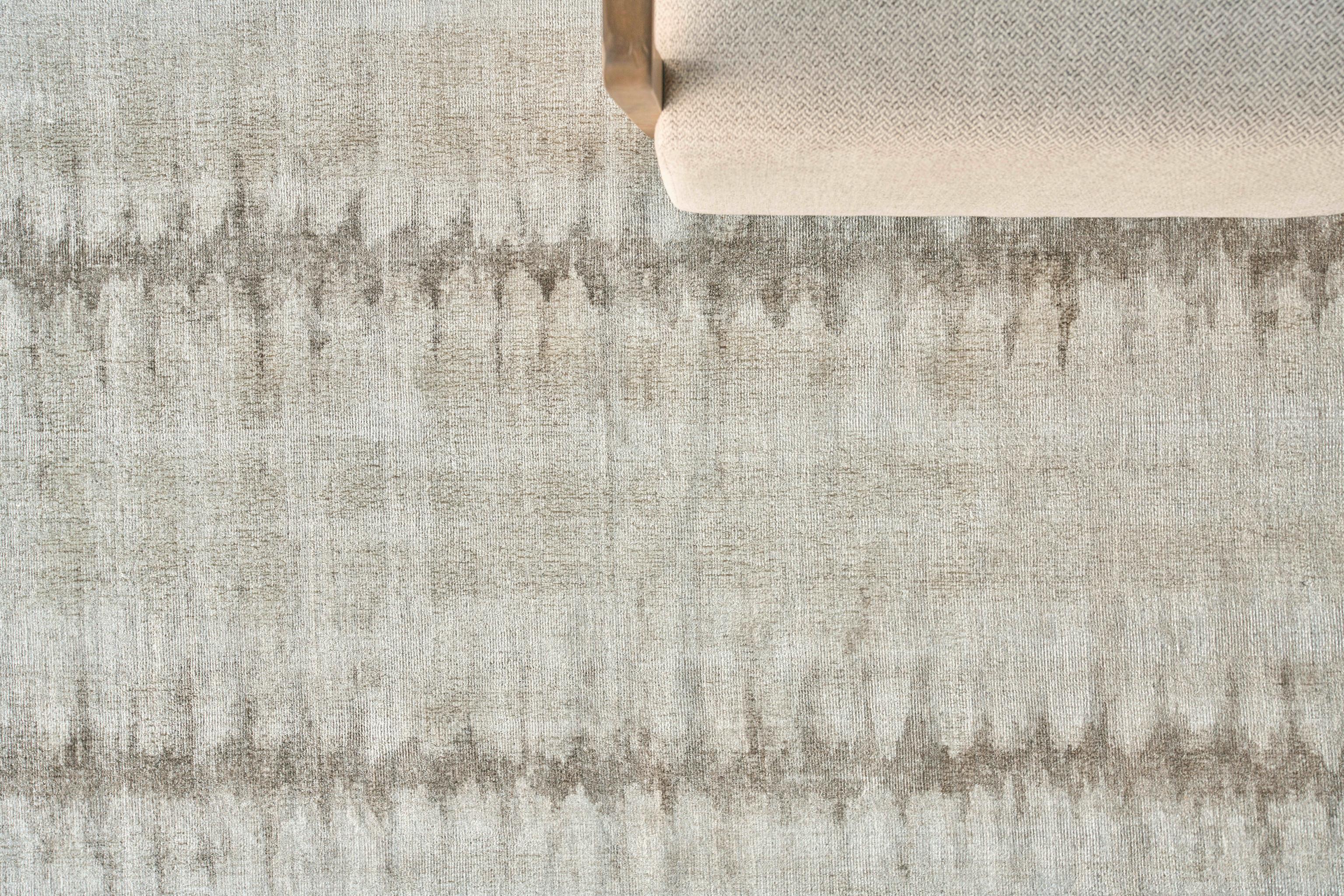 Exquisite Rugs Chroma Hand-Loomed Wool/Bamboo Silk 4494 Beige/Brown 10' X 8' Area Rug - Image 7