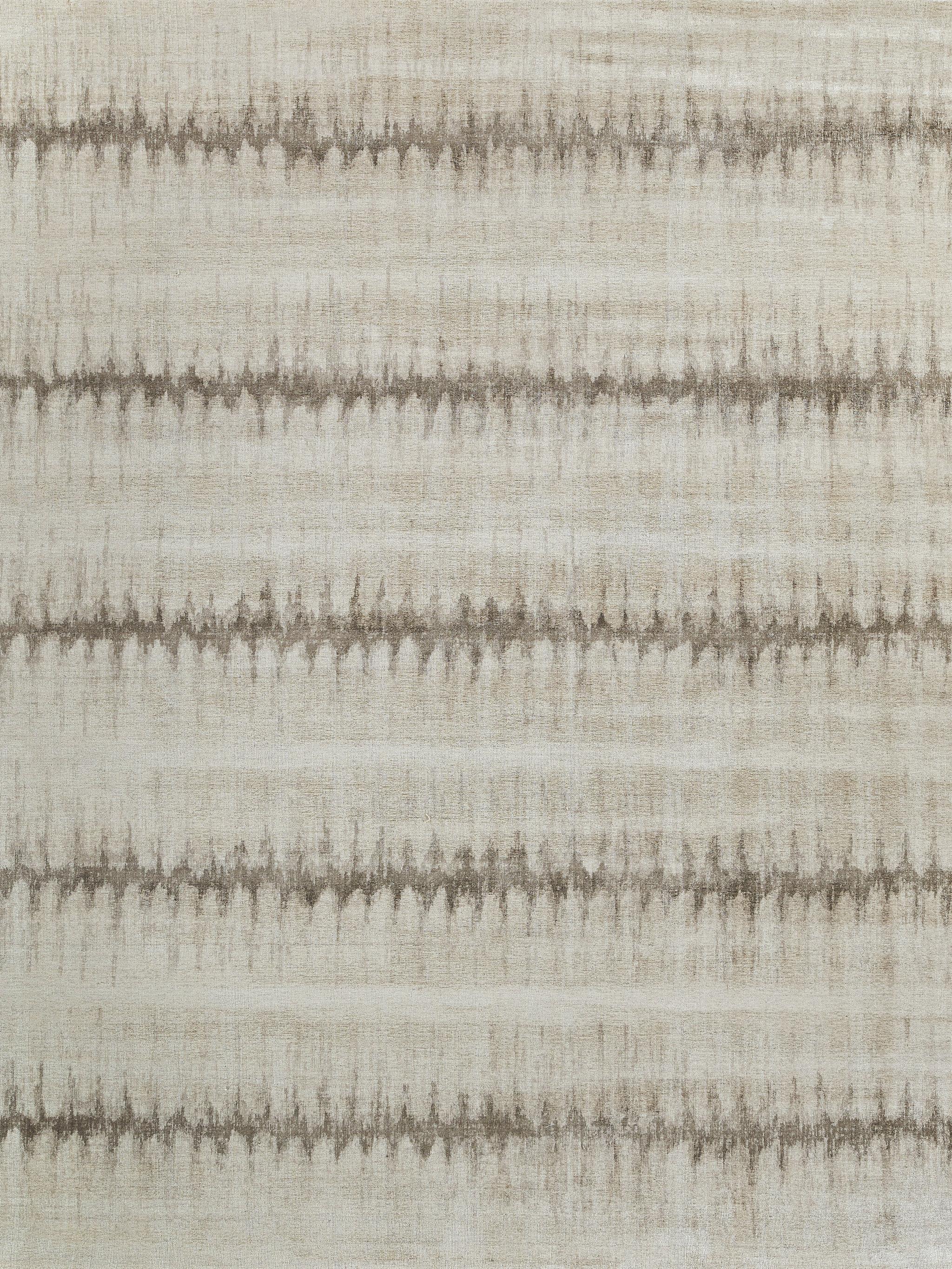 Exquisite Rugs Chroma Hand-Loomed Wool/Bamboo Silk 4494 Beige/Brown 10' X 8' Area Rug - Image 9