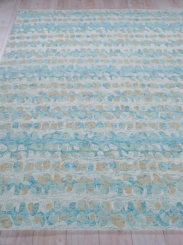 Exquisite Rugs Colorplay Hand Tufted New Zealand Wool 6494 Navy 12' X 9' Area Rug - Image 4