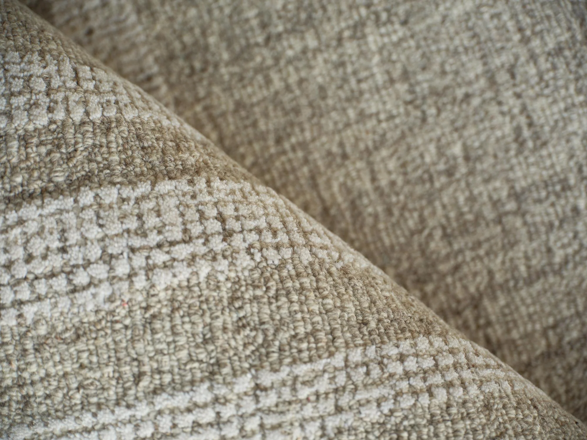 Exquisite Rugs Exquisite Rugs Breckenridge Handmade Hand Tufted New Zealand Wool 7204 Beige/Ivory 12' X 9' Area Rug - Image 5