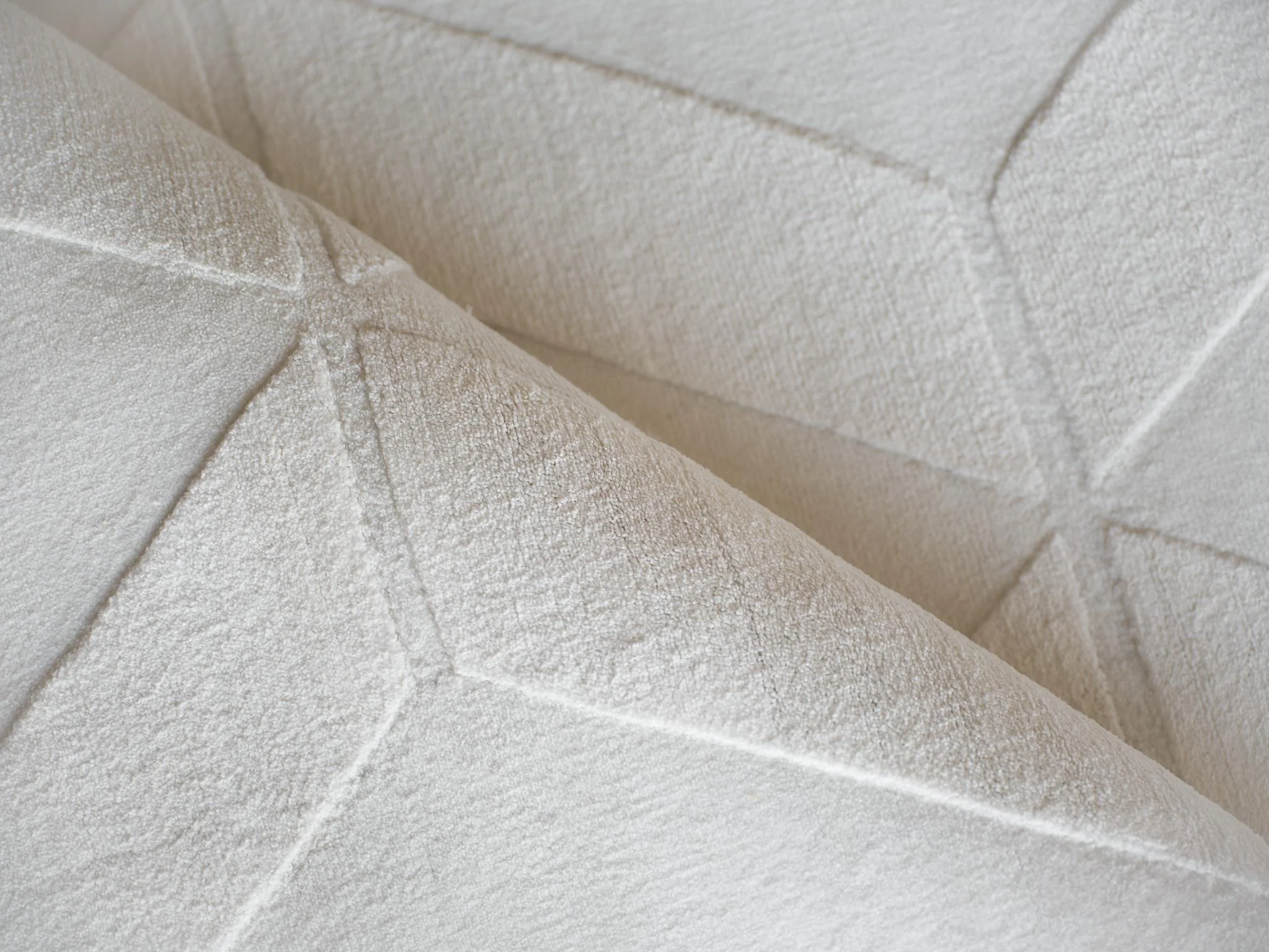 Exquisite Rugs Exquisite Rugs Brunello Modern Handmade Silky Nylon In 6735 White 12' X 9' Area Rug - Image 5