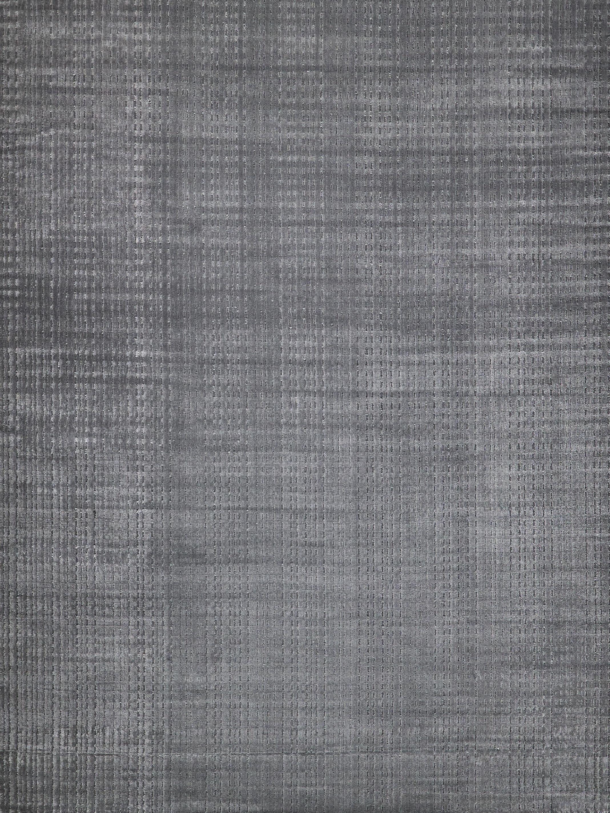 Exquisite Rugs Exquisite Rugs Cabrini Modern Handmade Silky Nylon In 6732 Gray 10' X 8' Area Rug