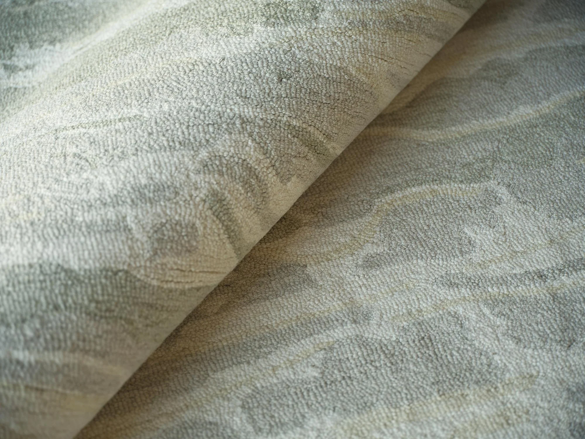 Exquisite Rugs Exquisite Rugs Cortero Handmade Hand Tufted New Zealand Wool Green/Ivory 15' X 12' Area Rug - Image 6