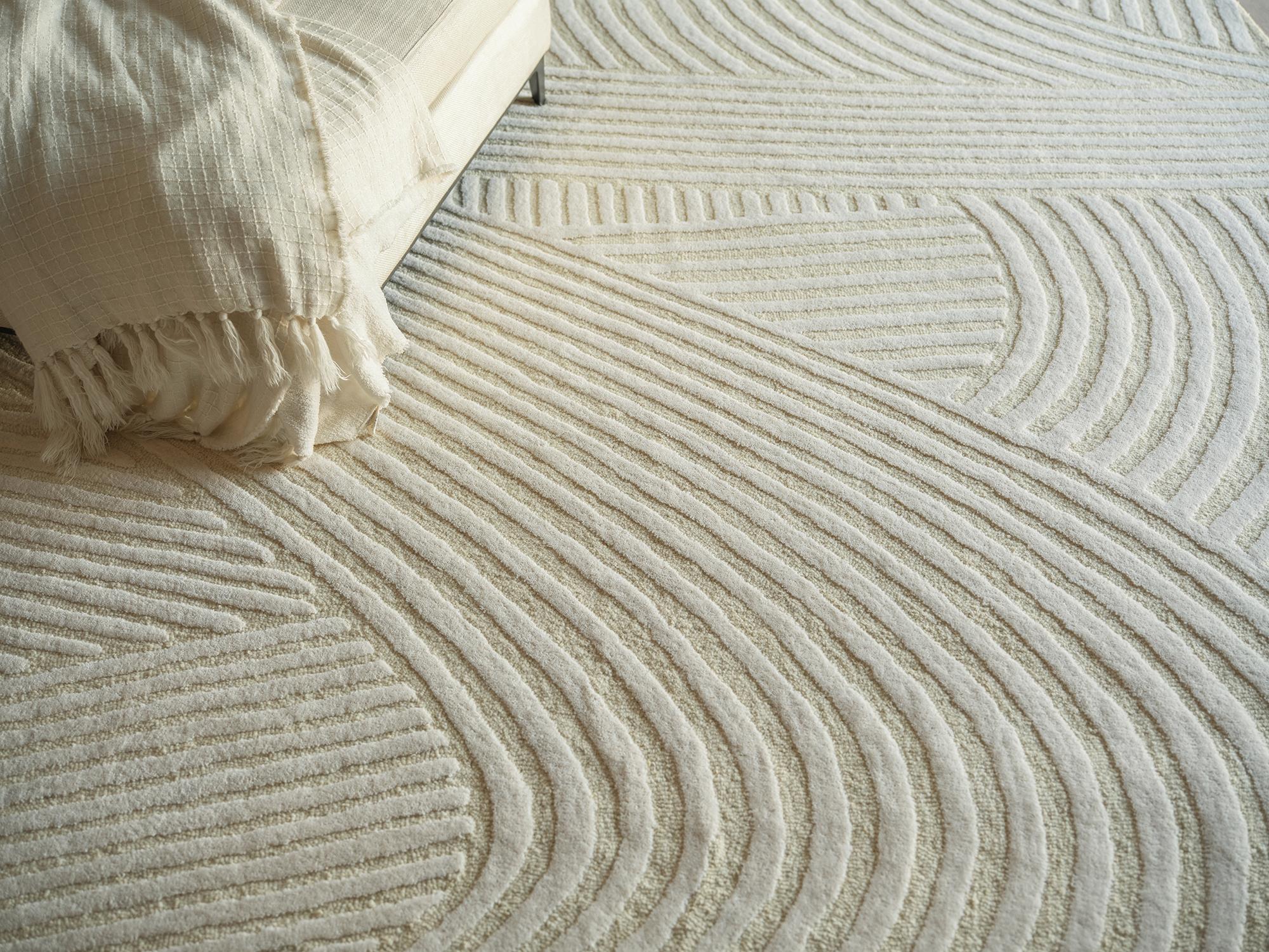 Exquisite Rugs Exquisite Rugs Entro Handmade New Zealand Wool 7182 Cream/Ivory 20' X 15' Area Rug - Image 2