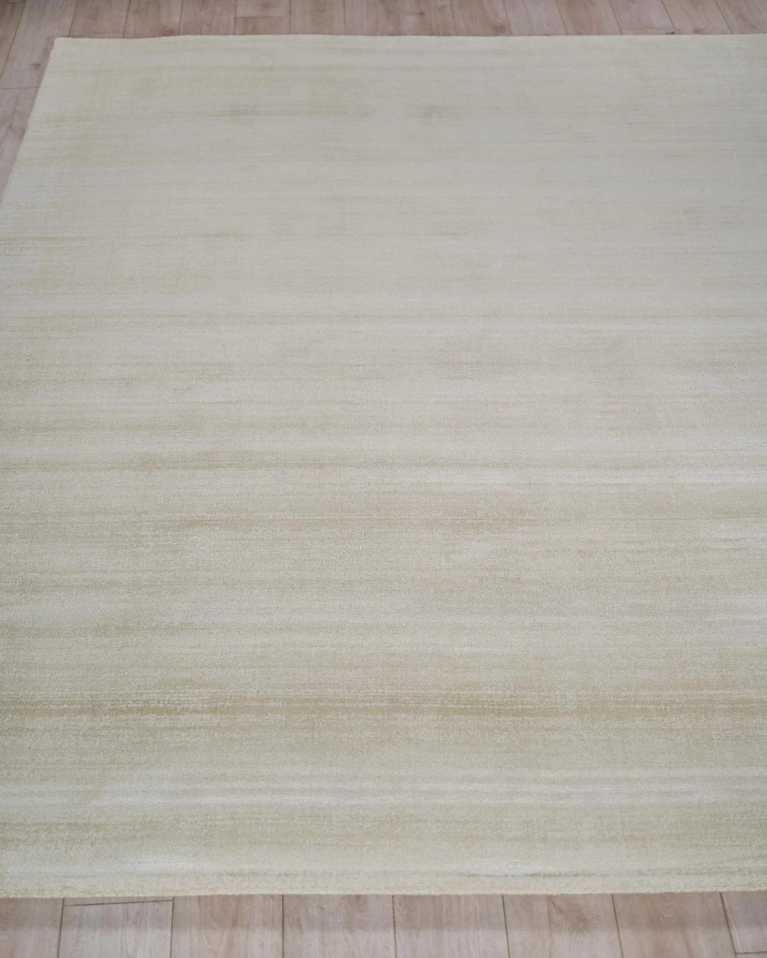 Exquisite Rugs Exquisite Rugs Martelli Modern Handmade Silky Nylon In 6517 Light Beige 5' X 4' Area Rug - Image 4