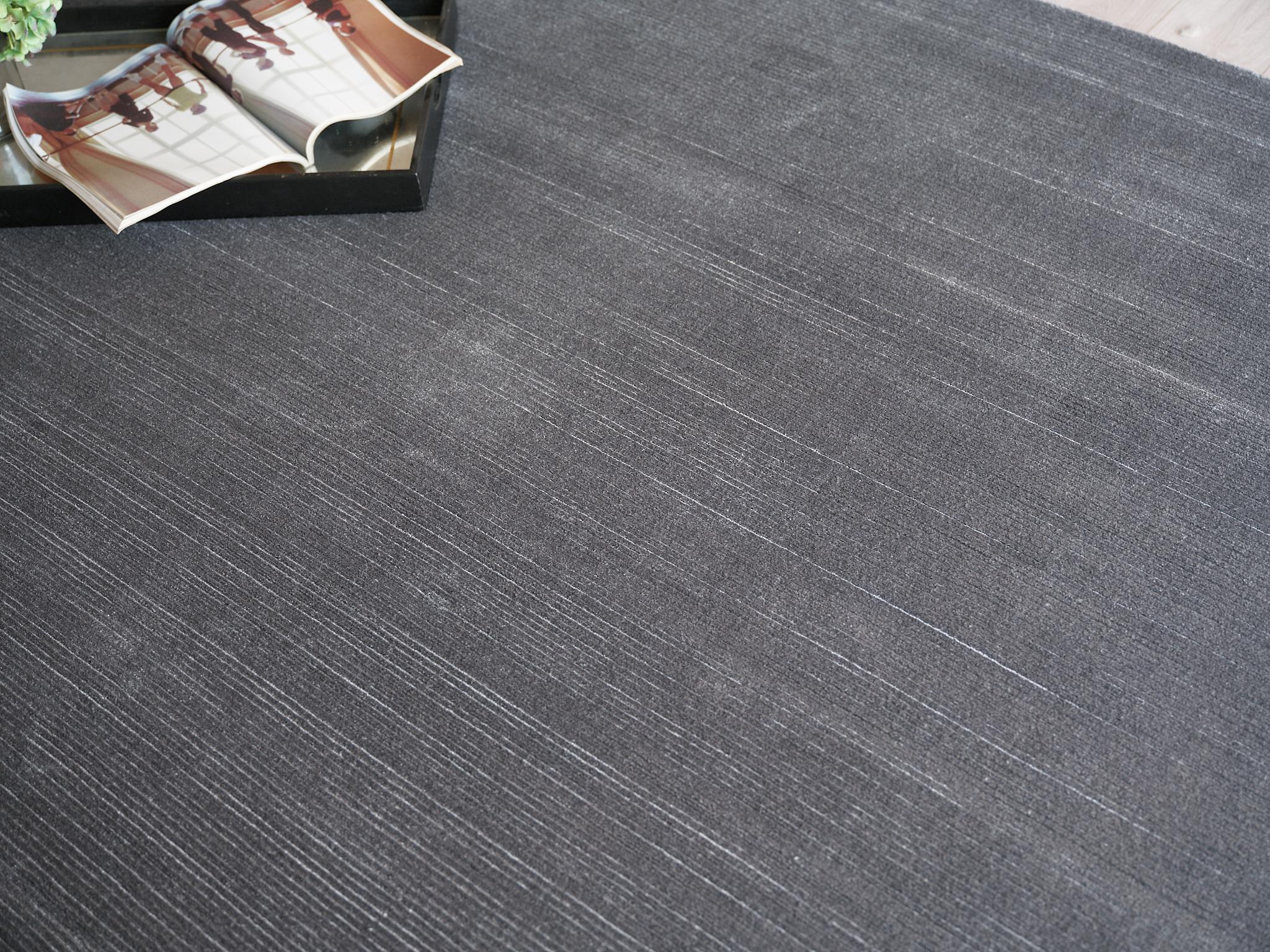 Exquisite Rugs Exquisite Rugs Pavia Modern Handmade Silky Nylon In 6760 Gray 12' X 12' Area Rug