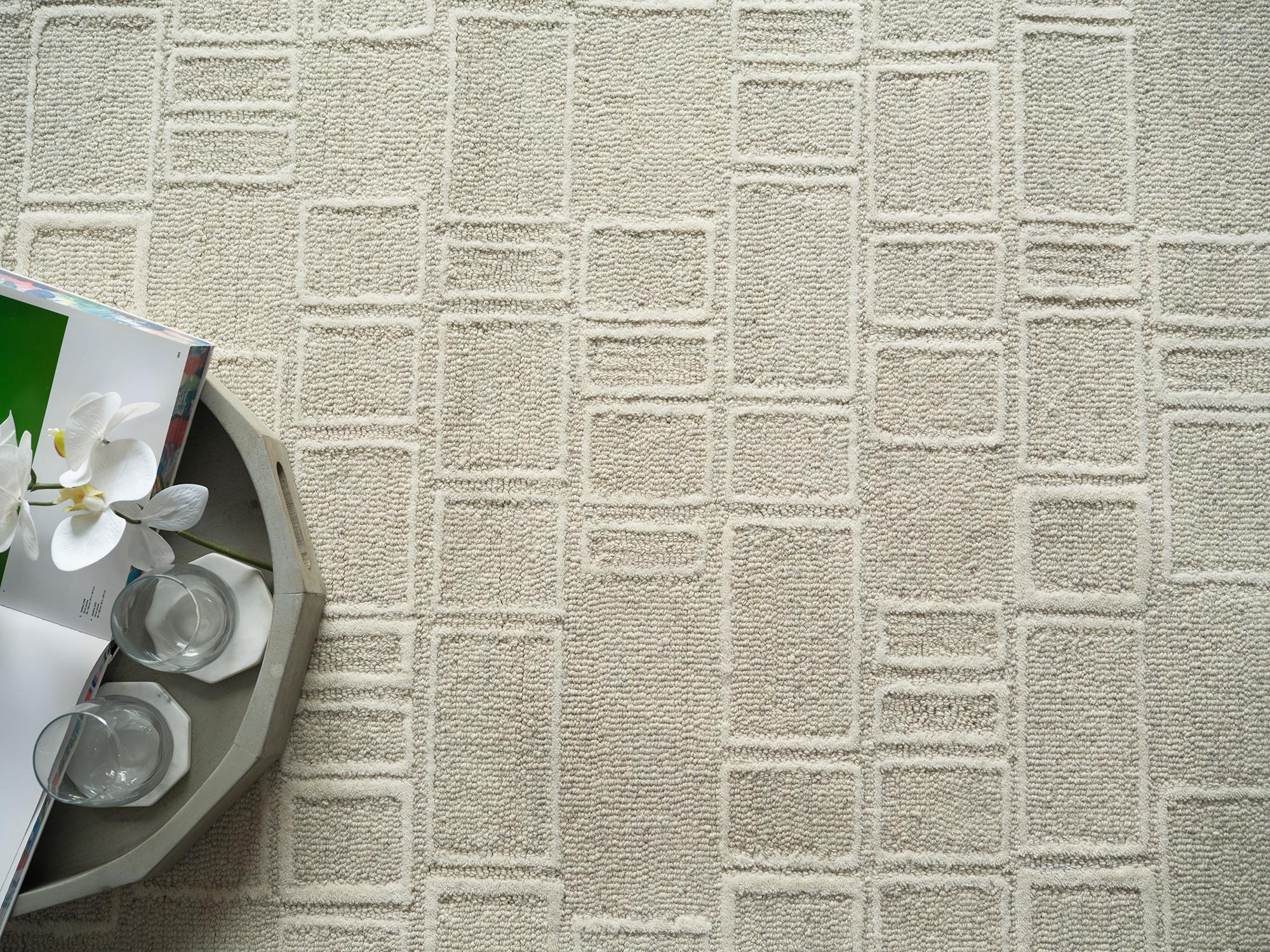 Exquisite Rugs Exquisite Rugs Soho Handmade Hand Tufted New Zealand Wool 7140 Silver/Ivory 12' X 9' Area Rug - Image 7
