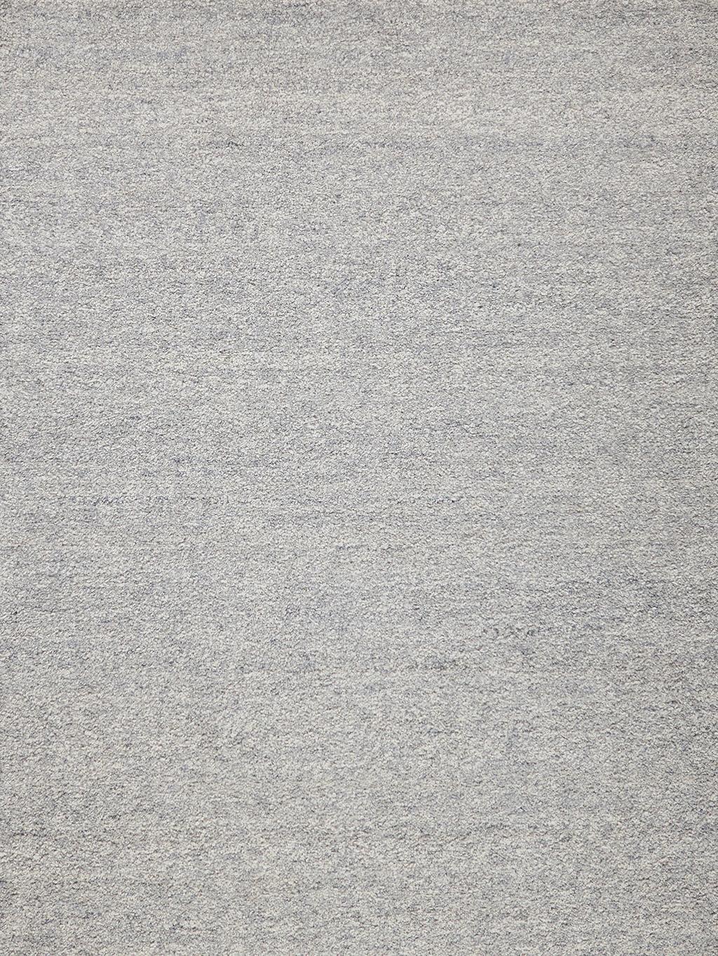 Exquisite Rugs Ferretti Handloomed New Zealand Wool 5755 Light Gray/Ivory 9' X 6' Area Rug