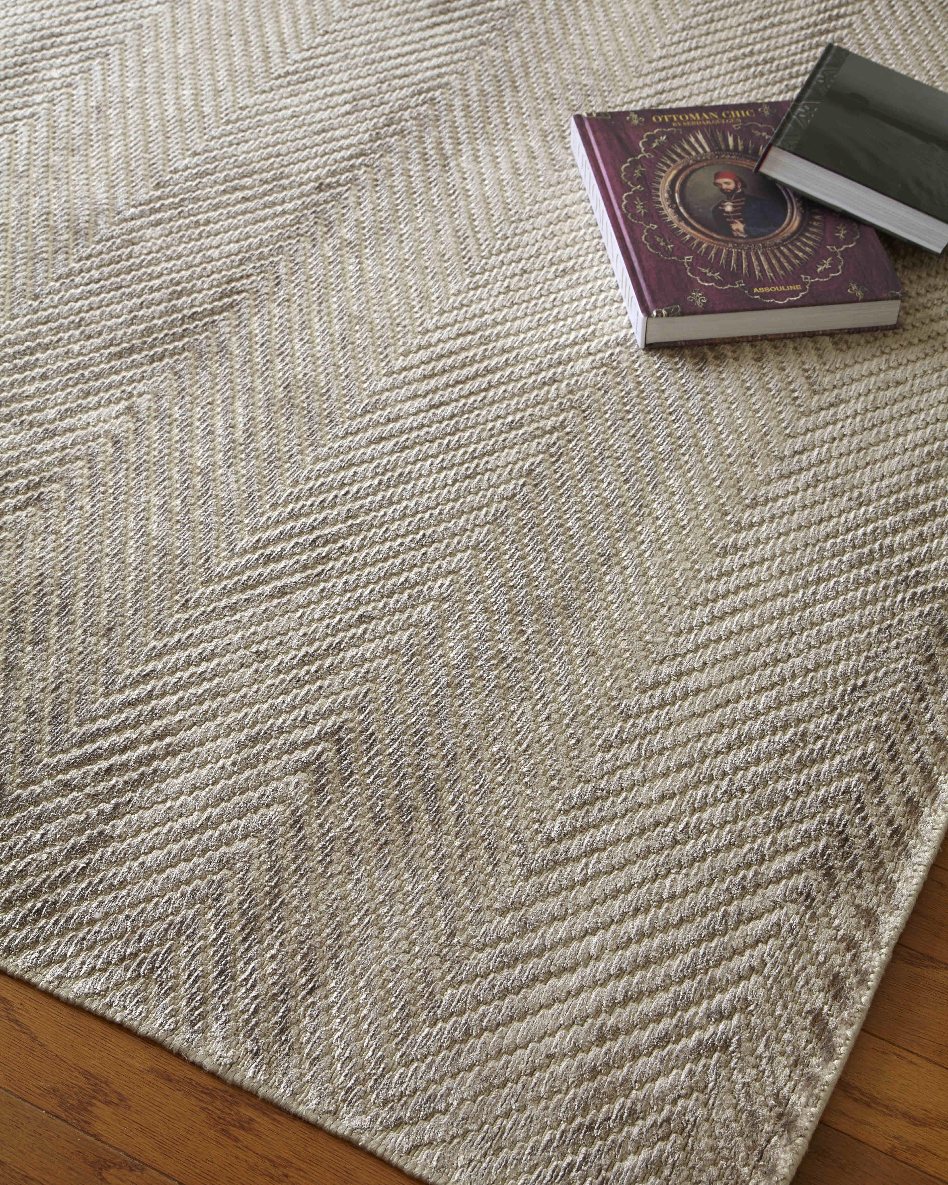 Exquisite Rugs Honeycomb Hand Loomed Viscose In 3269 Khaki 15' X 12' Area Rug - Image 2