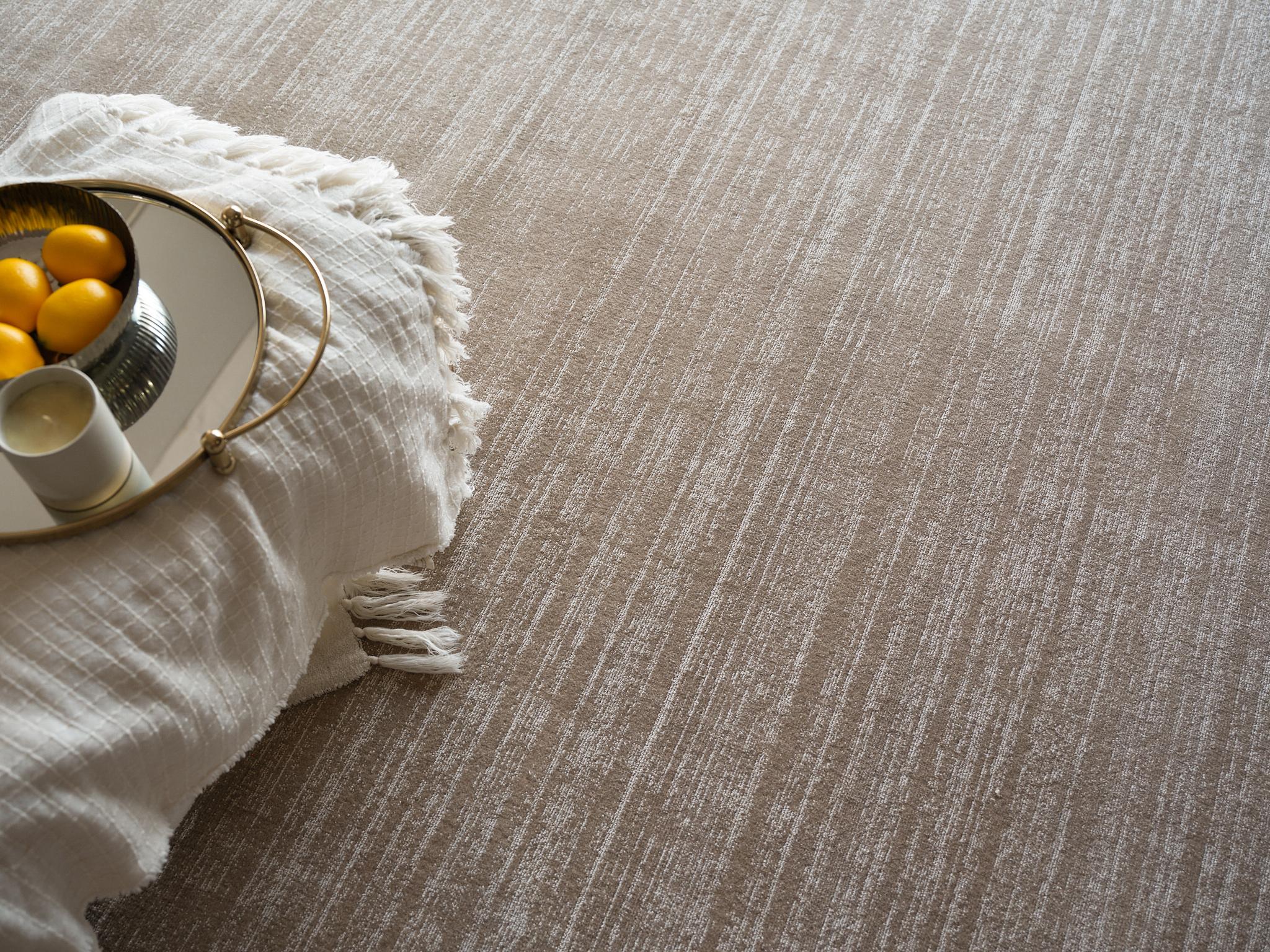 Exquisite Rugs Martelli Modern Handmade Silky Nylon In 6518 Taupe 18' X 14' Area Rug - Image 6