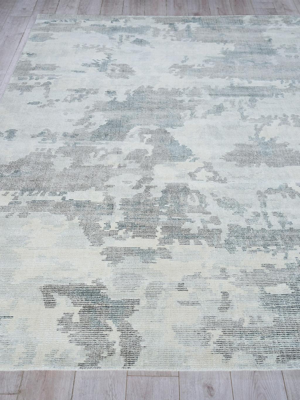 Exquisite Rugs Mineral Hand-Loomed Wool/Bamboo Silk 5359 Beige 15' X 12' Area Rug - Image 4
