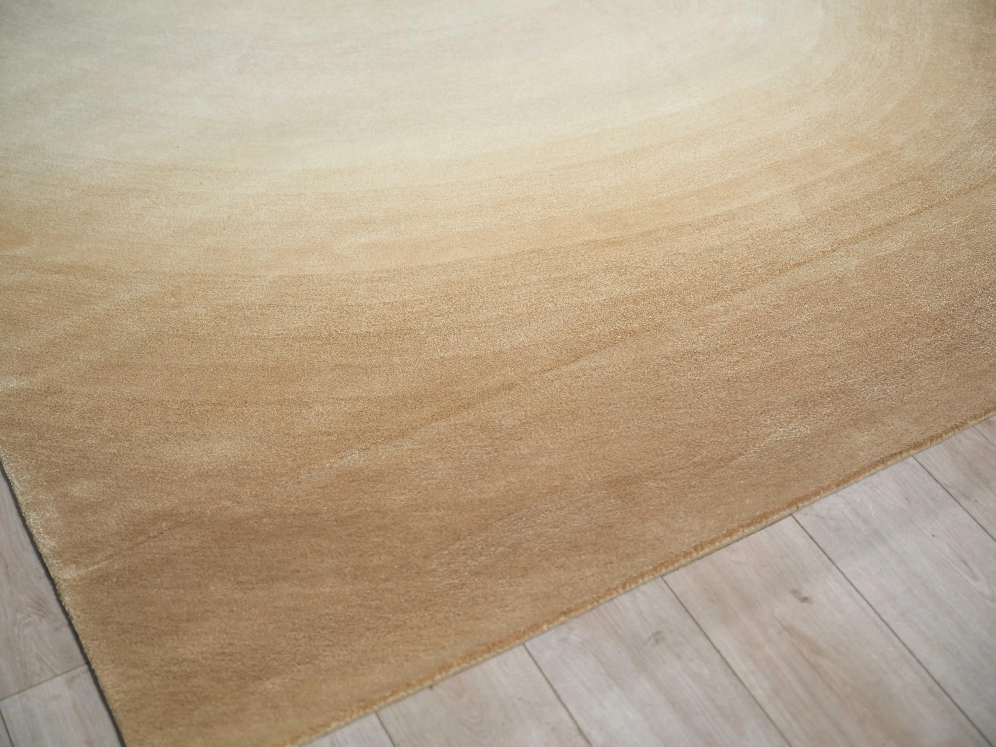 Exquisite Rugs Mitomo Hand Tufted Wool/Viscose In 7279 Light Beige/Ivory 15' X 12' Area Rug - Image 3